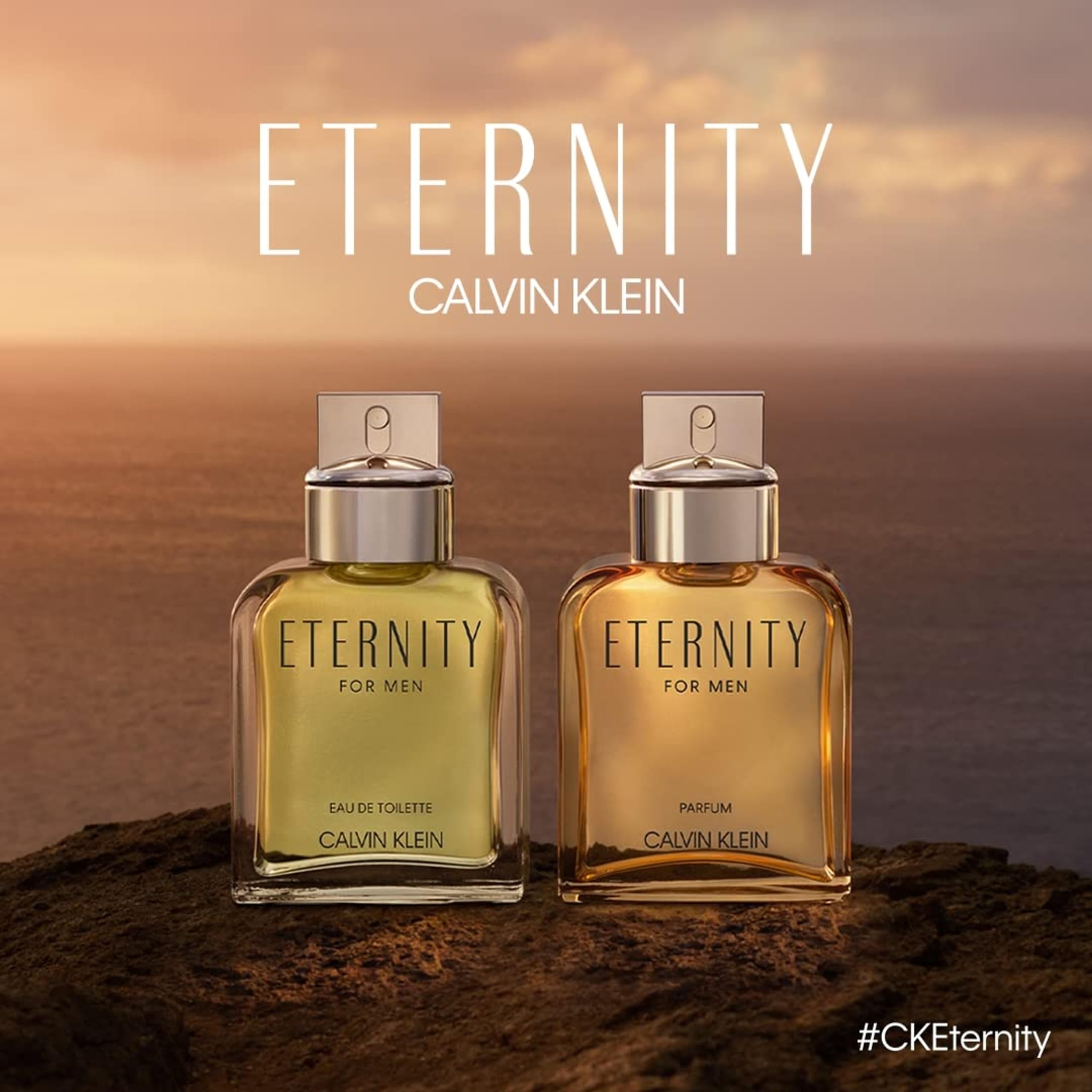 Calvin Klein Eternity, Eau de Toilette for Men, Fougere Fragrance with Notes of Bergamot, Geranium and Moss, Medium Longevity