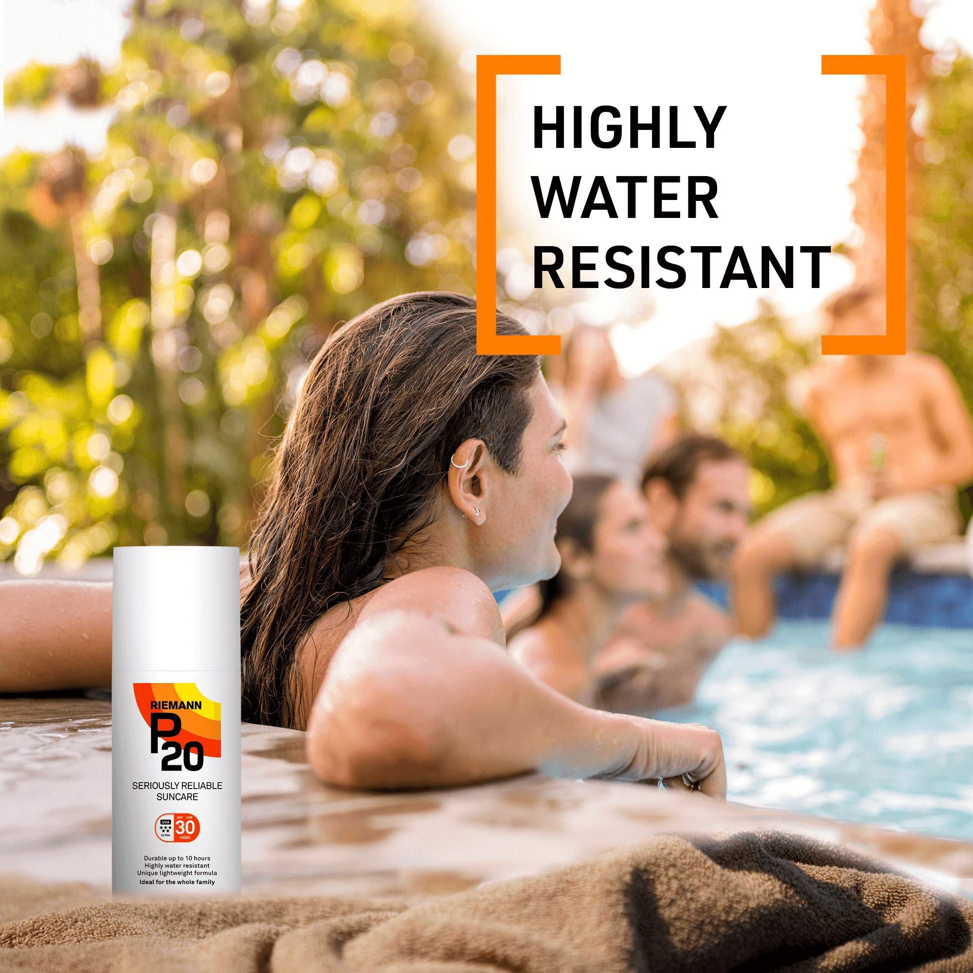 RIEMANN P20 Original SPF50+ Plus Spray 200ml | High UVA & UVB Protection Sunscreen Spray | Long Lasting Water Resistant Sun Care | Lightweight Daily Protection