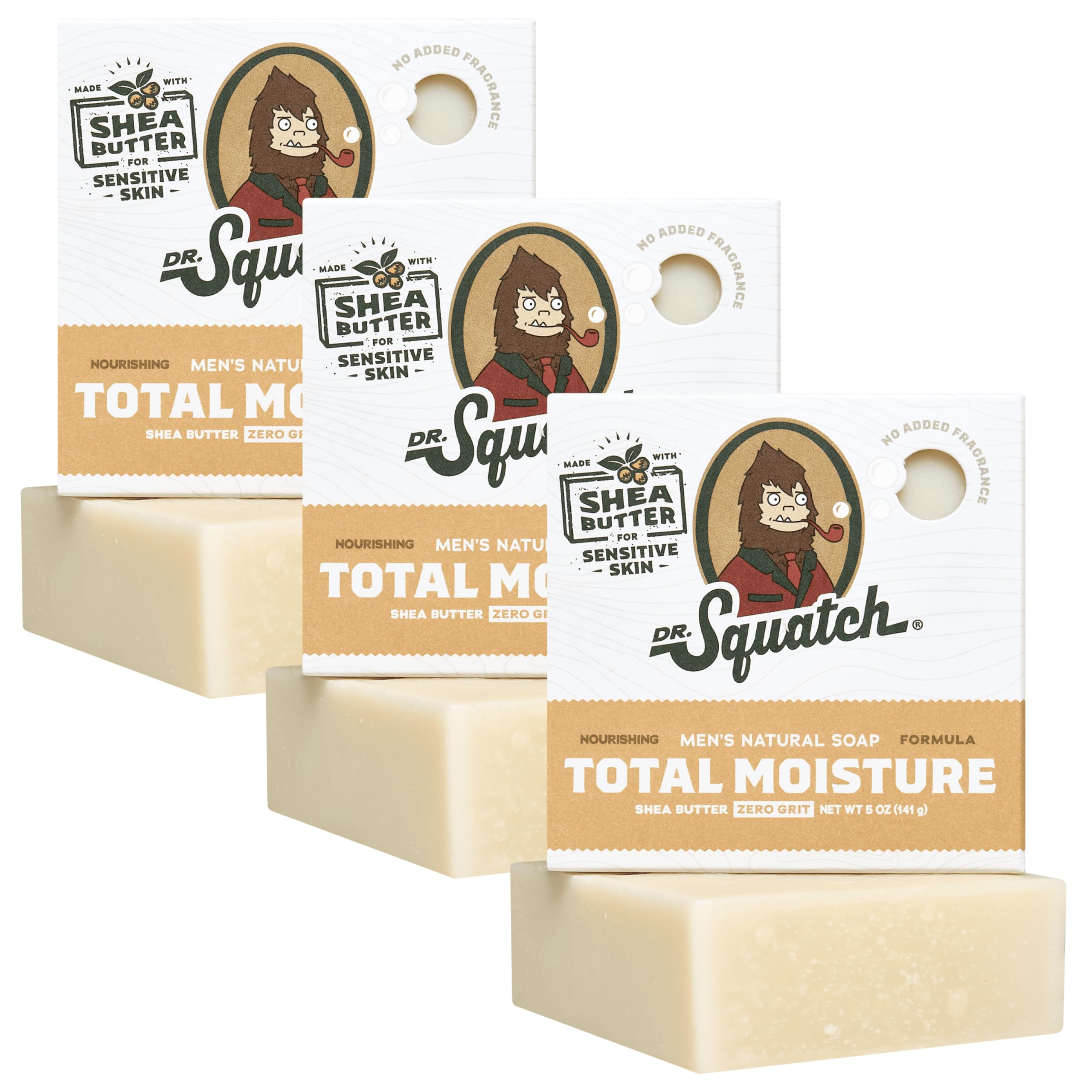 Dr. Squatch Natural Men’s Bar Soap - Cold Process Body Soap Bar with Natural Oils - Gifts for Men - Fresh Falls (142g, 3 pack) Halalzen