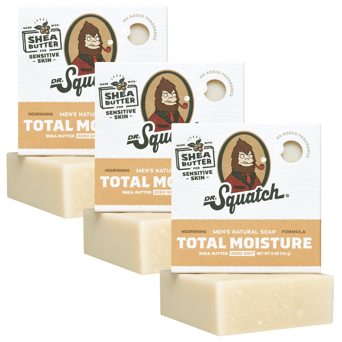 Dr. Squatch Natural Men’s Bar Soap - Cold Process Body Soap Bar with Natural Oils - Gifts for Men - Fresh Falls (142g, 3 pack) Halalzen