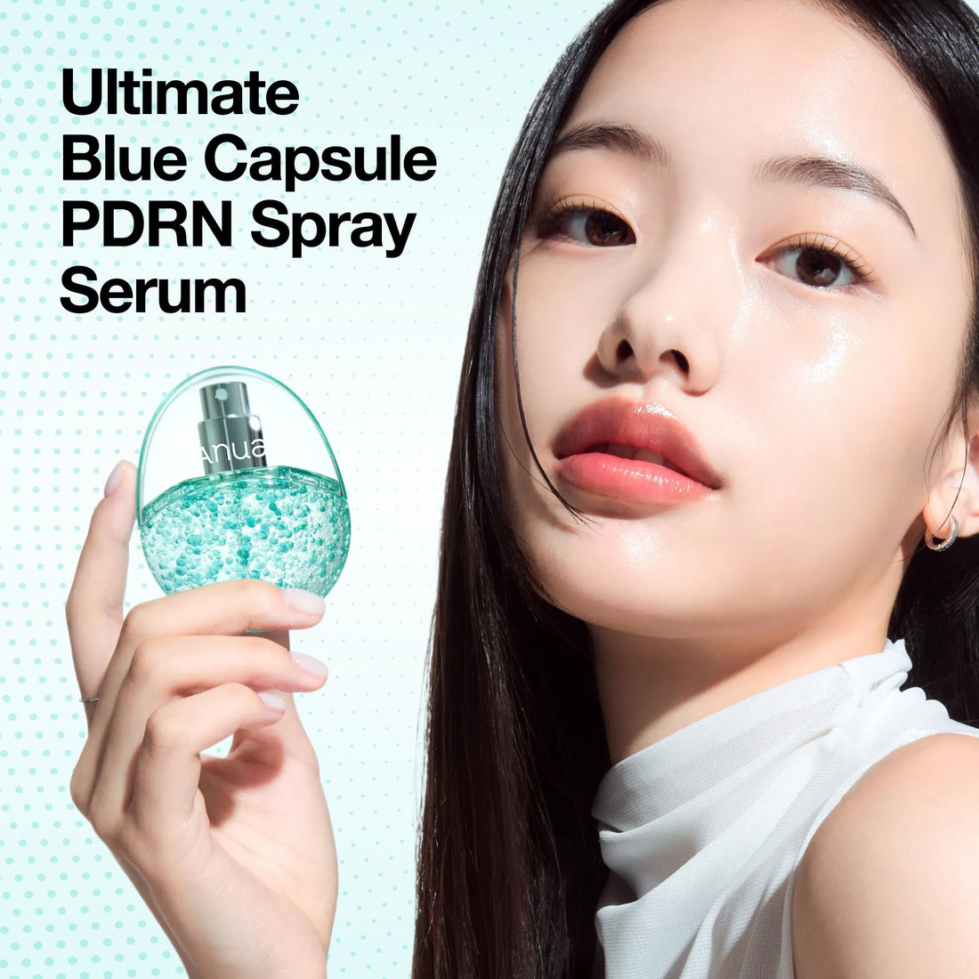 ANUA PDRN Collagen Glow Facial Serum Spray, Hydrating Face Mist, Hyaluronic Acid, dewy glass finish, All Skin Types, Instant Plumping Hydration, Firming Care, Korean Skincare, 3.38 fl oz Halalzen