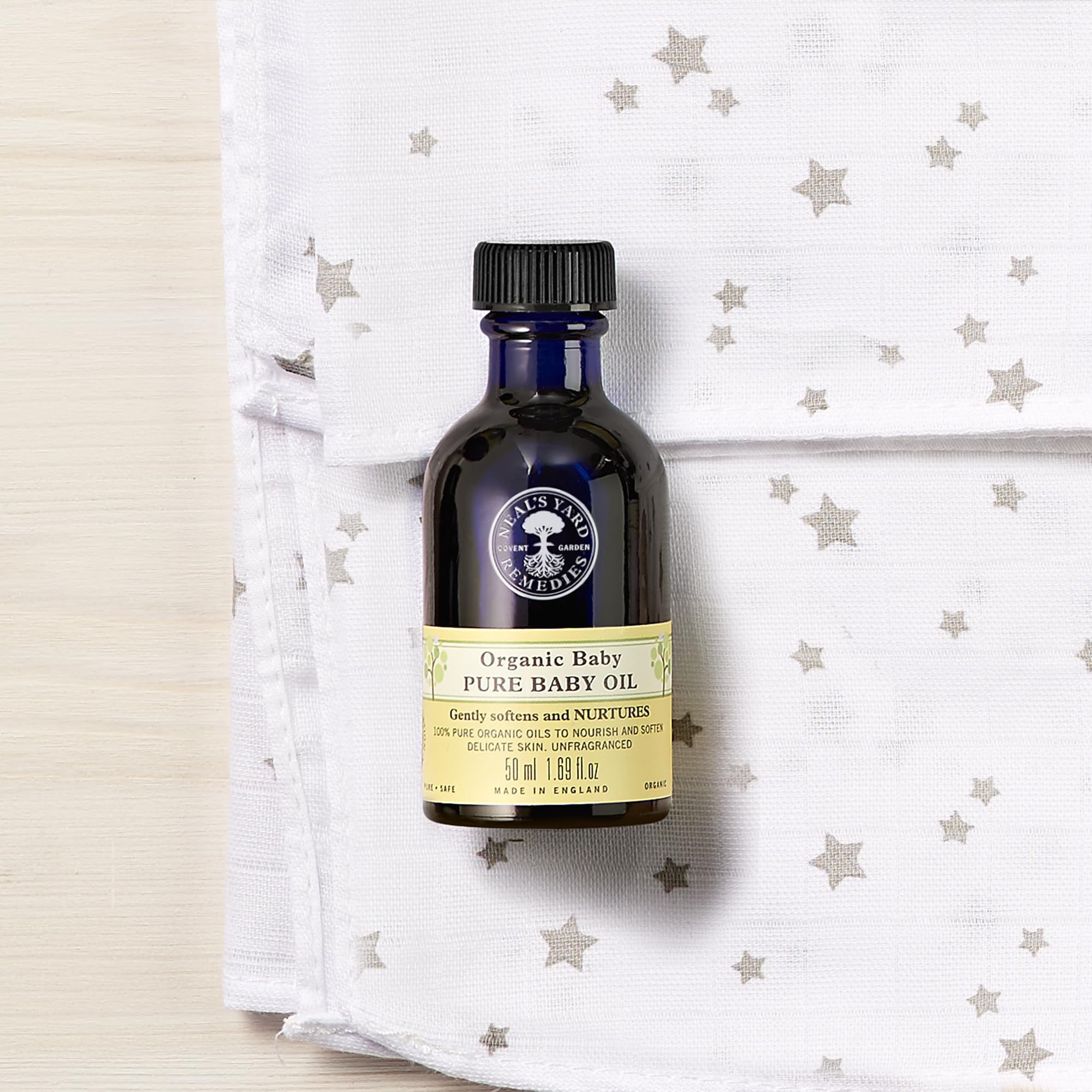 Neal's Yard Remedies Organic Baby Oil | Gently Nurtures & Softens | 50ml Halalzen