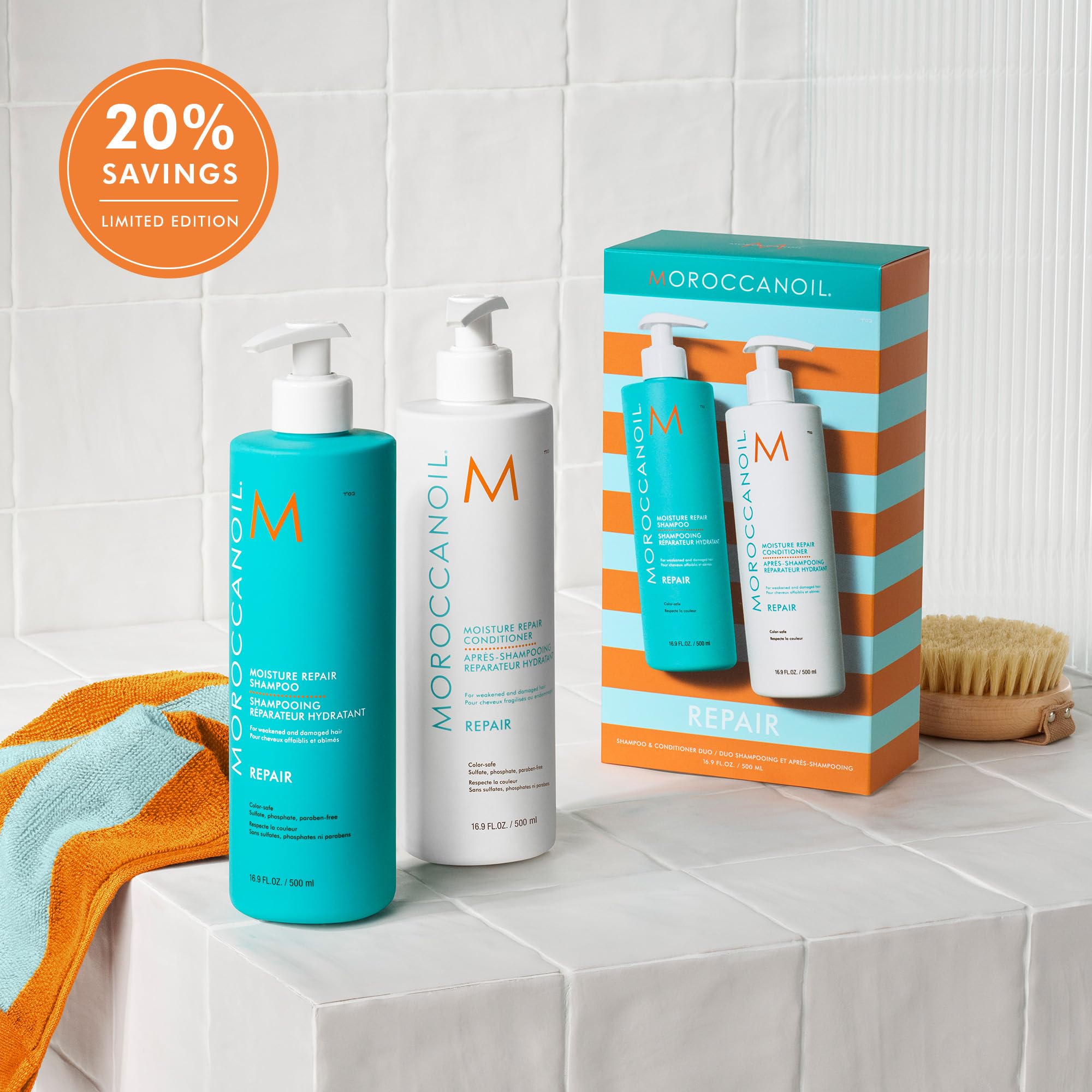 Moroccanoil Shampoo & Conditioner Half-Liter Set