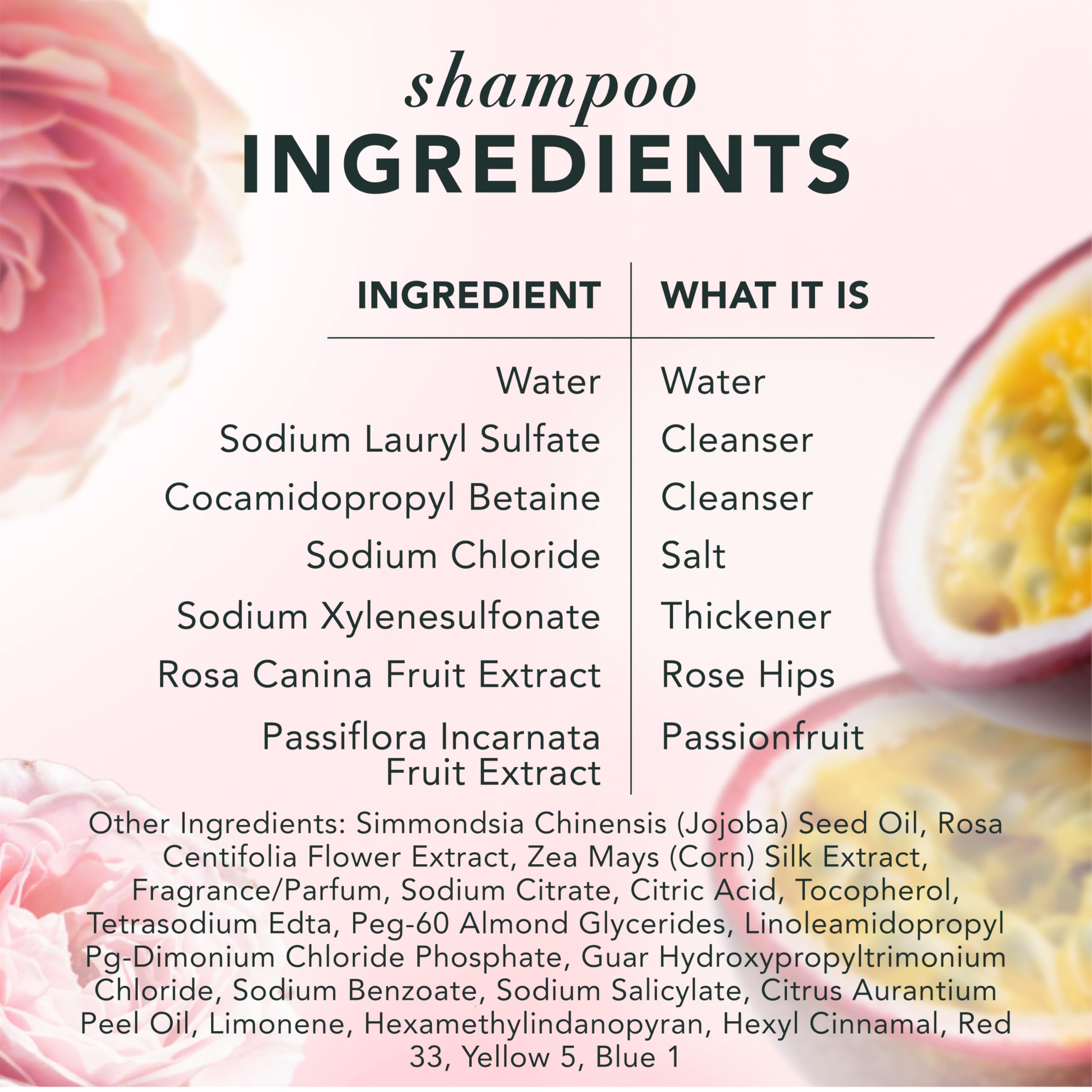 Herbal Essences Shampoo & Conditioner Set, Rose Hips - Smooth Collection, Paraben-Free, Color-Safe, Shiny Hair with Jojoba & Vitamin E, 29.2 Fl Oz Each, 2-Pack Halalzen