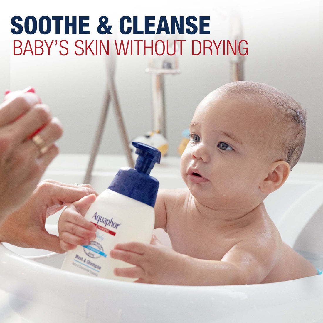 Aquaphor Baby Wash and Shampoo, Unscented Baby Shampoo and Wash, 25.4 Fl Oz Pump Bottle Halalzen