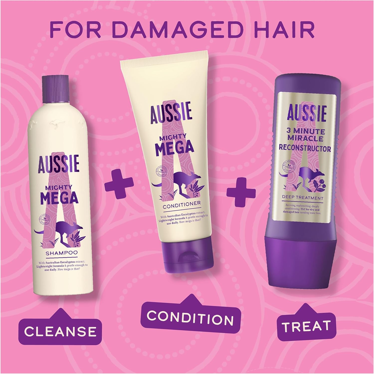 Aussie Mega Shampoo, 300ml
