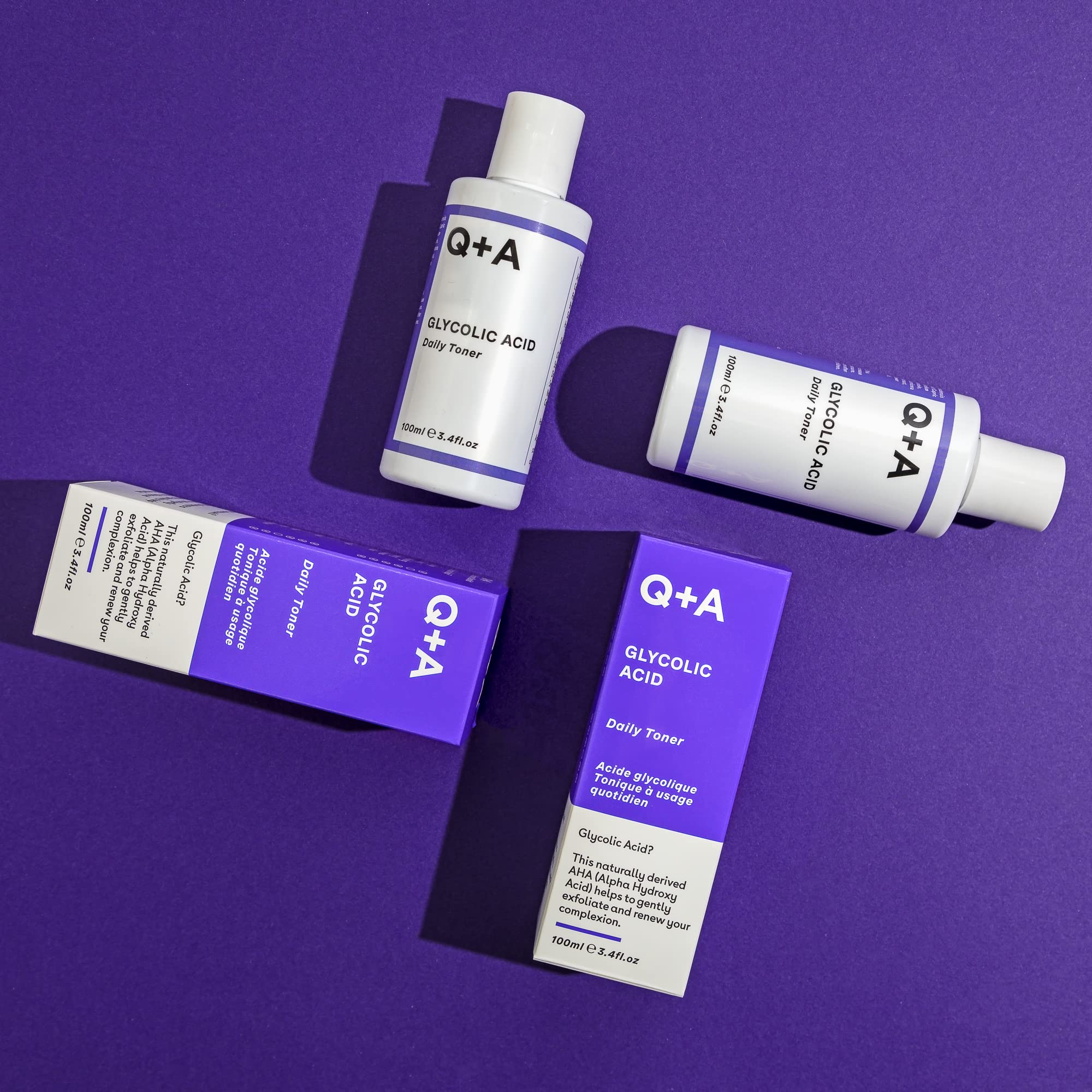 Q+A Niacinamide Daily Toner for Face (100ml), Pore Refining and Hydrating Face Toner with Hyaluronic Acid and Aloe Vera, Fragrance Free Skincare, Helps Calm Redness and Blemishes