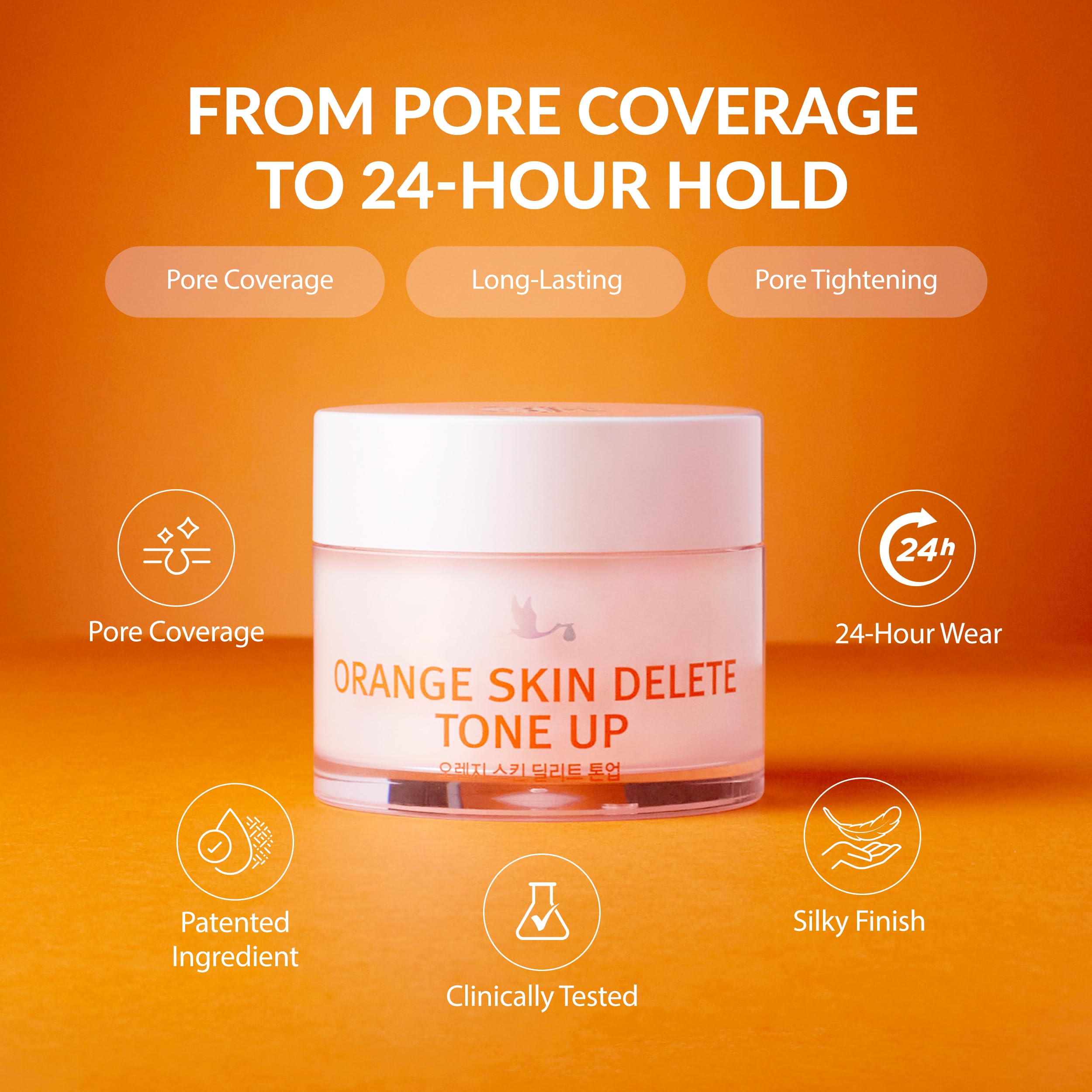 Orange Skin Delete Original Pore Primer Korean Makeup 30g 1.06 oz Halalzen