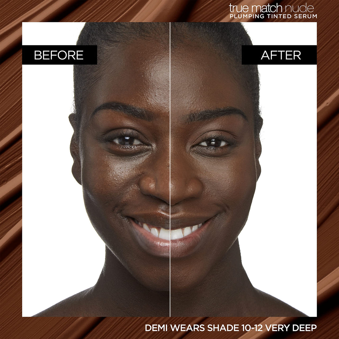 L'Oréal Paris Nude Tinted Serum for Face, Plumping and Hydrating Face Makeup, 1 Percent Pure Hyaluronic Acid, Nude Foundation to Cover, Replumps and Hydrates Skin in One Hour, Shade 4-5 Medium Halalzen