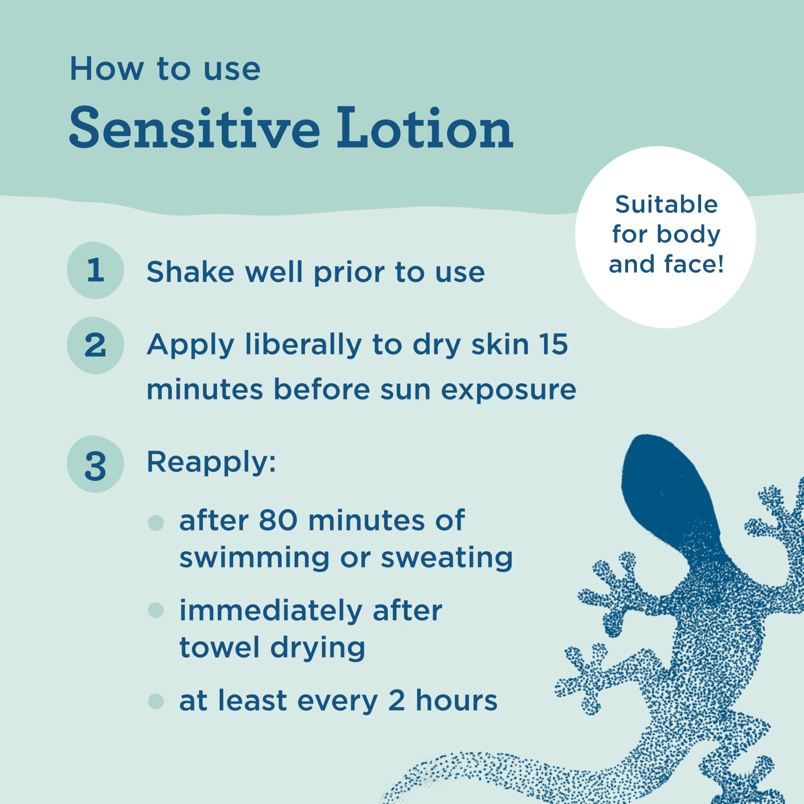 Blue Lizard Sensitive Mineral SPF 50 Sunscreen Lotion, 100% Mineral Sunscreen, UVA/UVB Protection, Infused with organic Aloe Vera, Soothes and Hydrates, 5 fl oz Halalzen