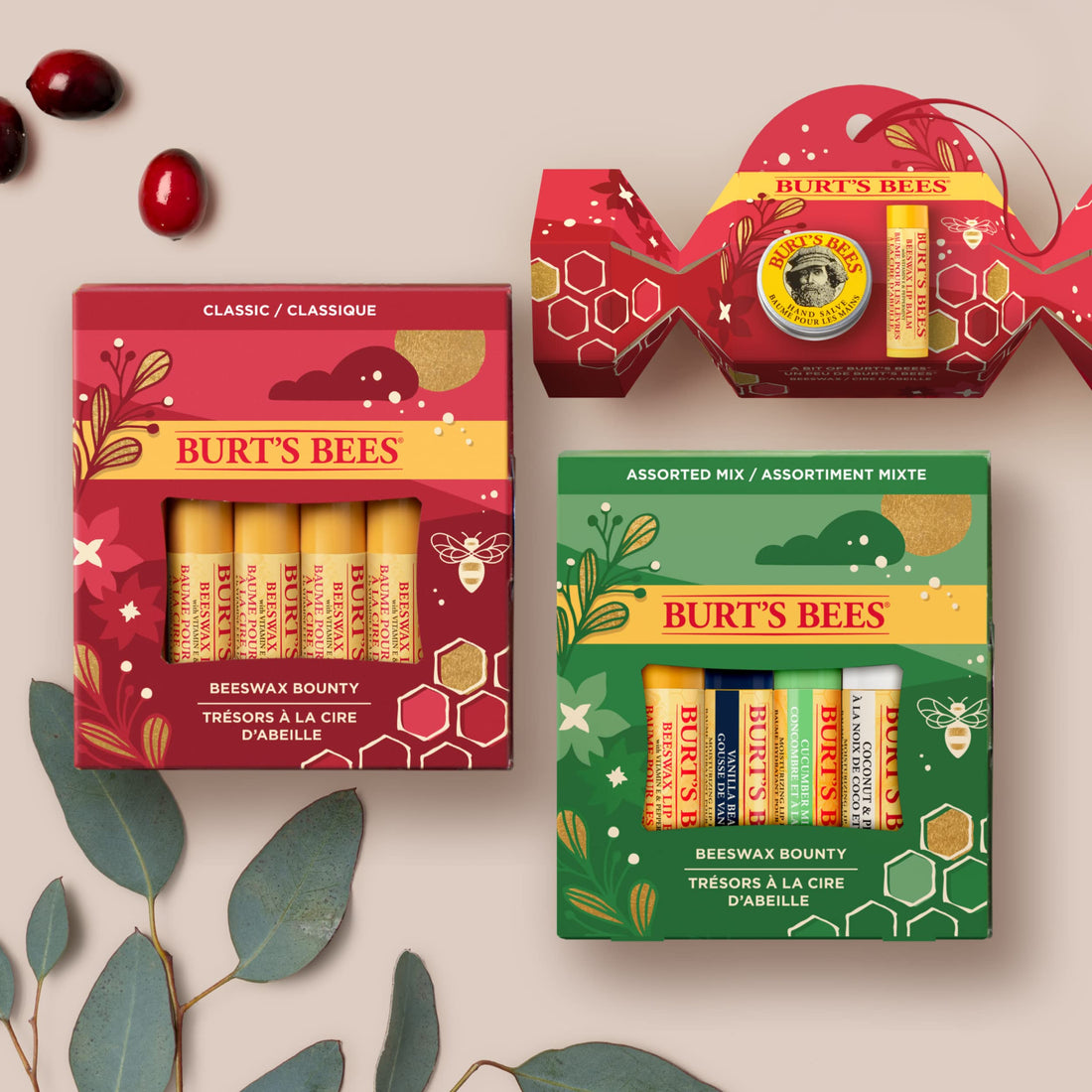 Burt's Bees Lip Balm Pomegranate, Moisturising Lip Balm With Beeswax & Vitamin E, 100% Natural Origin, 4.25g Halalzen