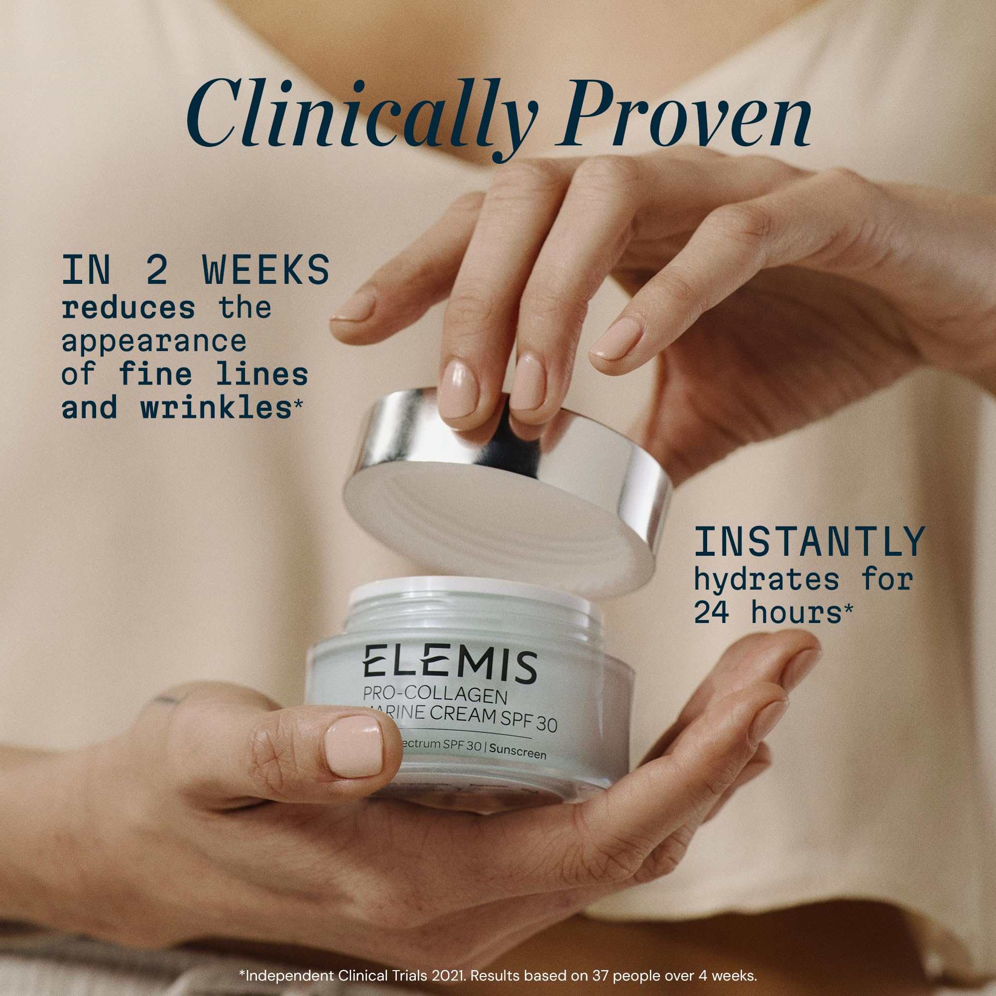 ELEMIS Pro-Collagen Marine Cream SPF 30, Lightweight Anti-Wrinkle Daily Facial Moisturizer Halalzen