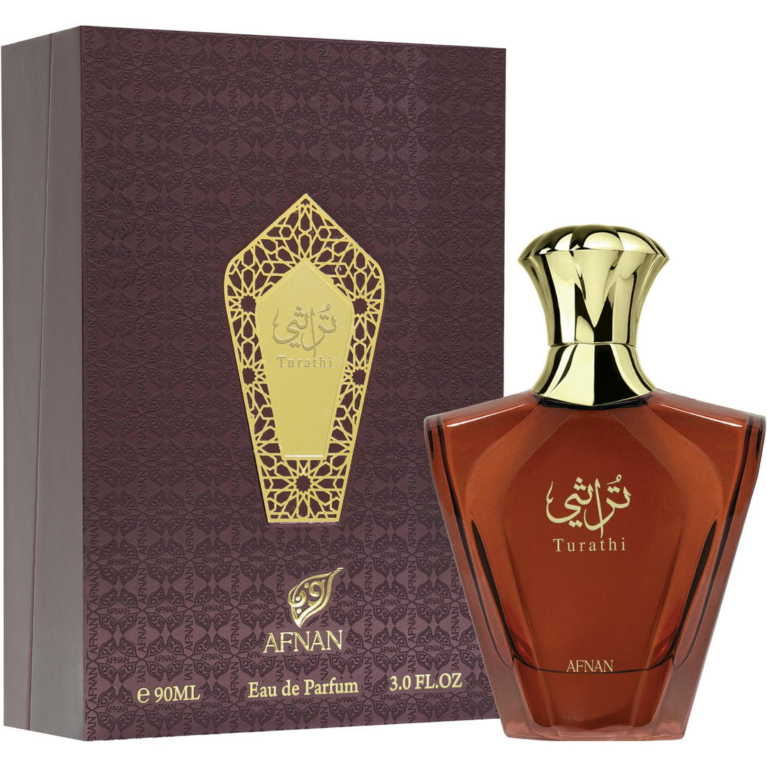 Afnan Turathi Blue Eau de Parfum Spray for Men, 90ml