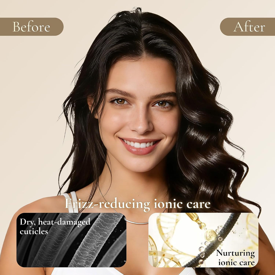 BarberBoss All-in-One Hot Air Styler, Professional Fast Drying Hair Dryer, Anti Frizz, Negative Ionic Technology Air Styler, Volumiser and Curler, Straightener, High Speed Hair Styling Tool, QR-8820 Halalzen