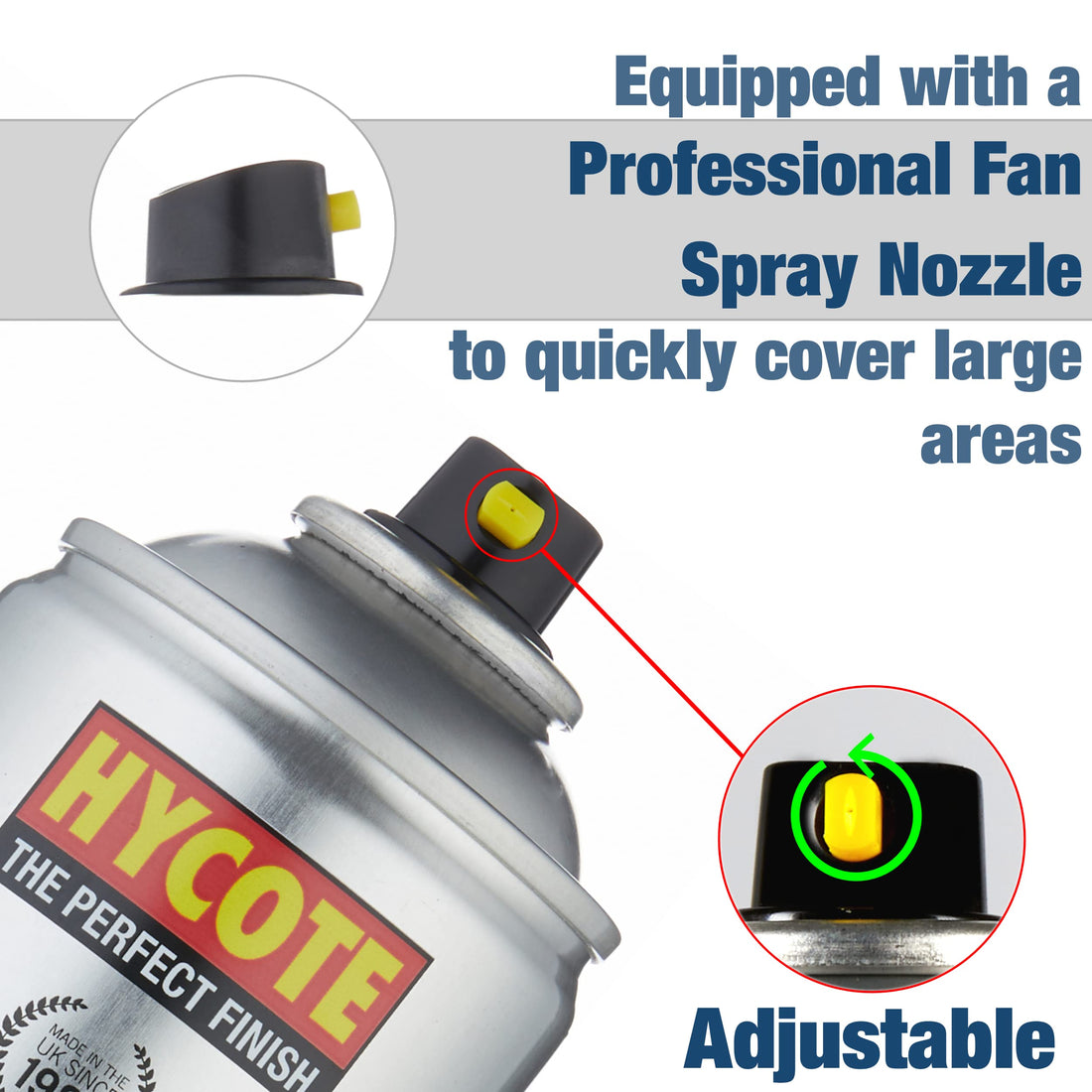 Hycote Bodyshop High Build Aerosol Car Spray Paint, Grey Primer, 400 ml Halalzen