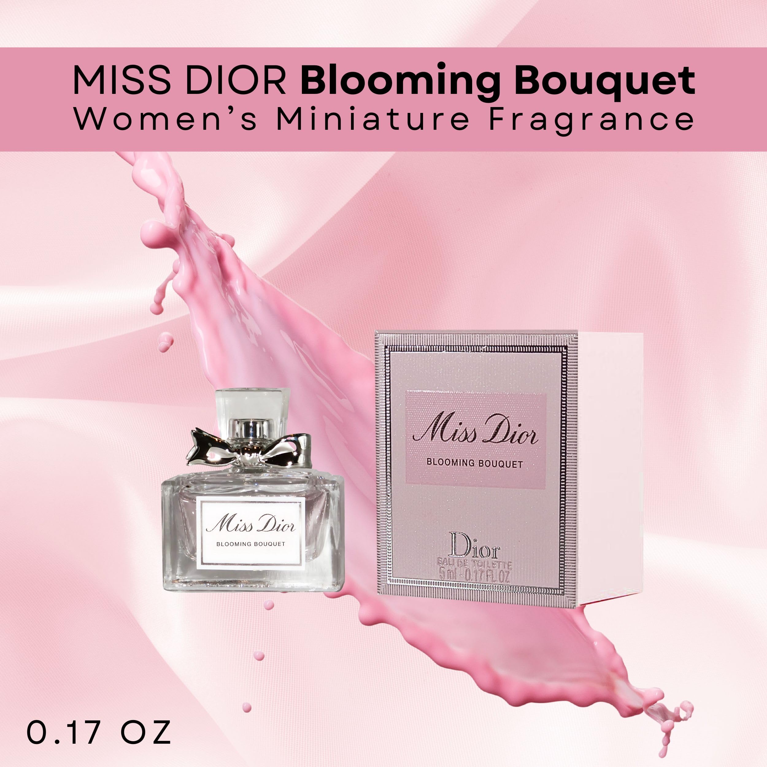 Christian Dior Miss Dior Blooming Bouquet Eau De Toilette Spray for Women, 3.4 Ounce (Packaging may Vary)