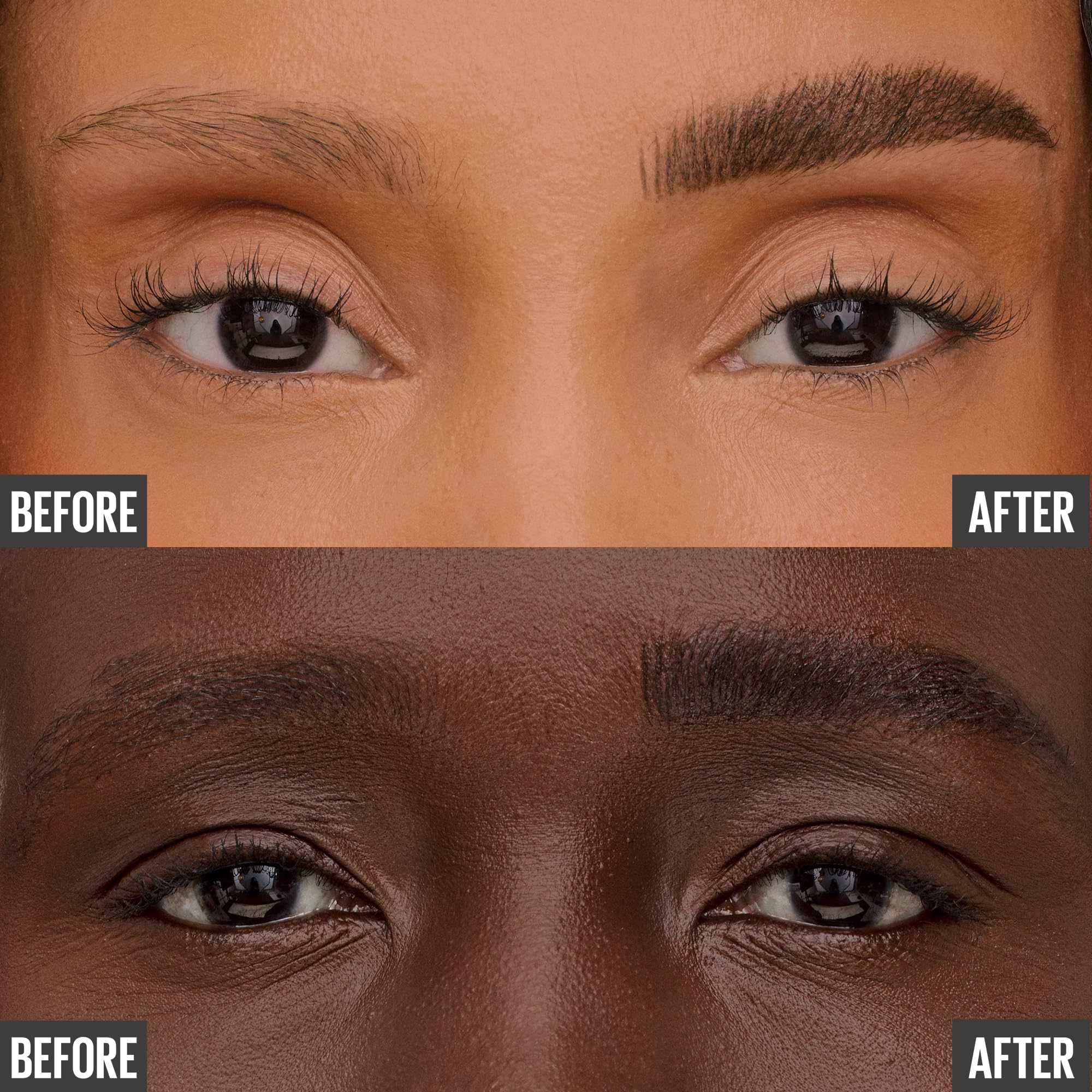Maybelline New York Brow Inserts, 2-in-1 Eyebrow Pencil Pen and Fiber Gel, 0.015MM Triple Tip for 100 Hair-Like Strokes in 30 Seconds, 36-Hour Wear, Smudge-Proof, Shade: Blonde 1