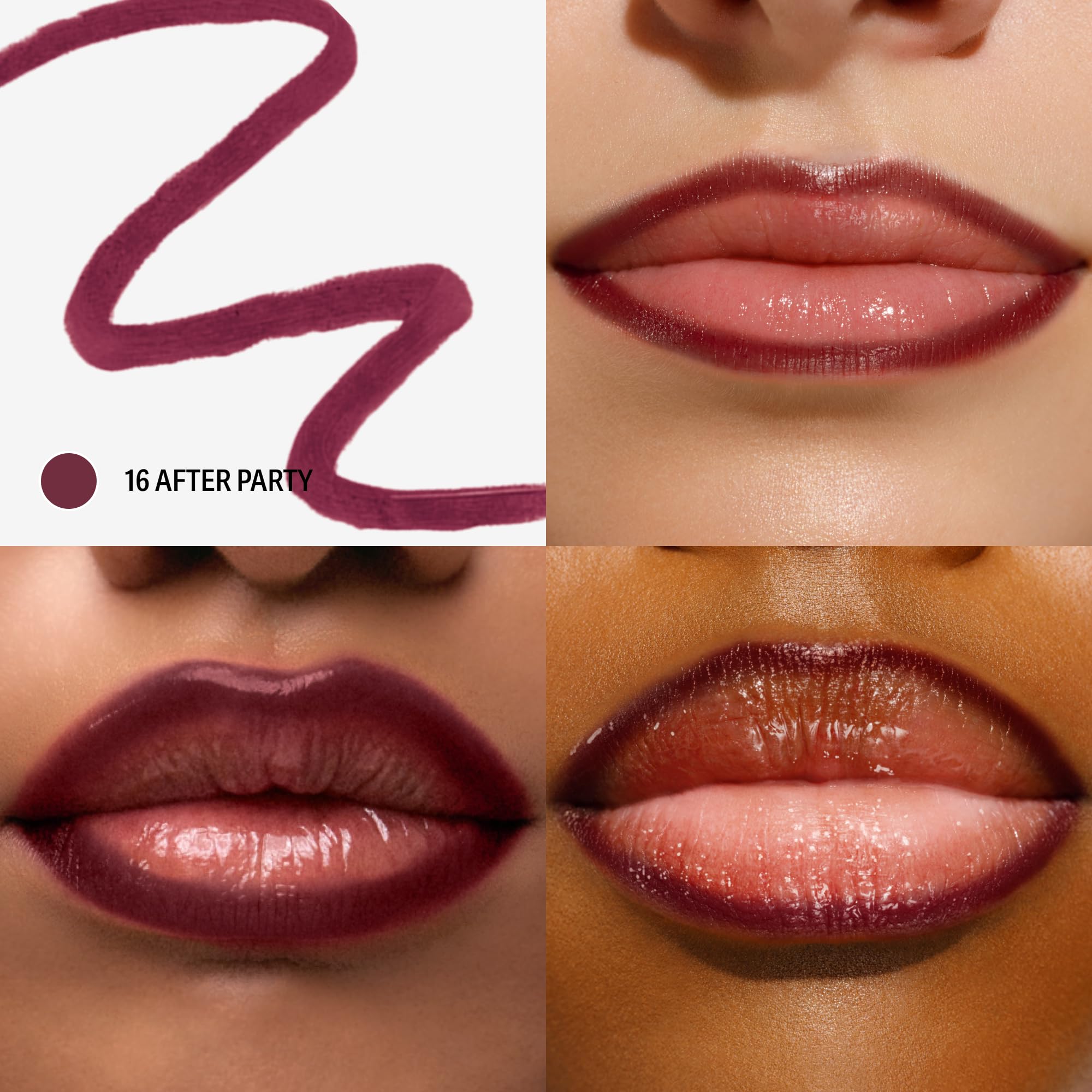 Sacheu Lip Liner STAY-N Peel Off Lip Stain - Long Lasting Waterproof Lip Tint with Hyaluronic Acid & Vitamin E – Transfer Proof Matte Finish, Vegan & Cruelty-Free (Deep Bundle) Halalzen