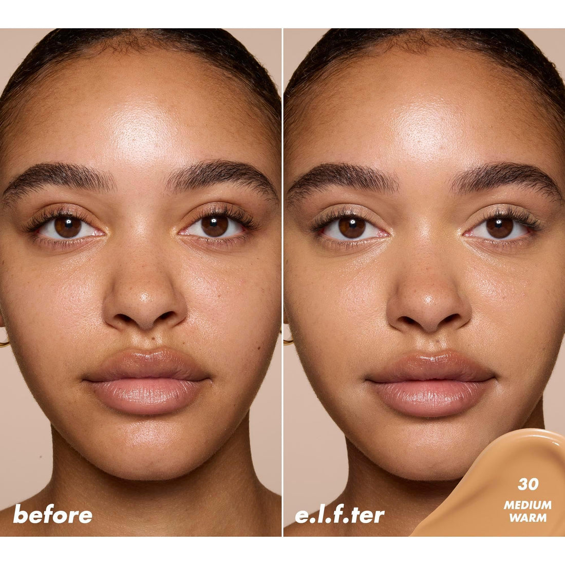 e.l.f. Soft Glam Satin Concealer, Medium Coverage for Blemishes & Under-Eye, Crease-Resistant, Long-Lasting, Vegan & Cruelty-Free, 13 Fair Neutral Halalzen