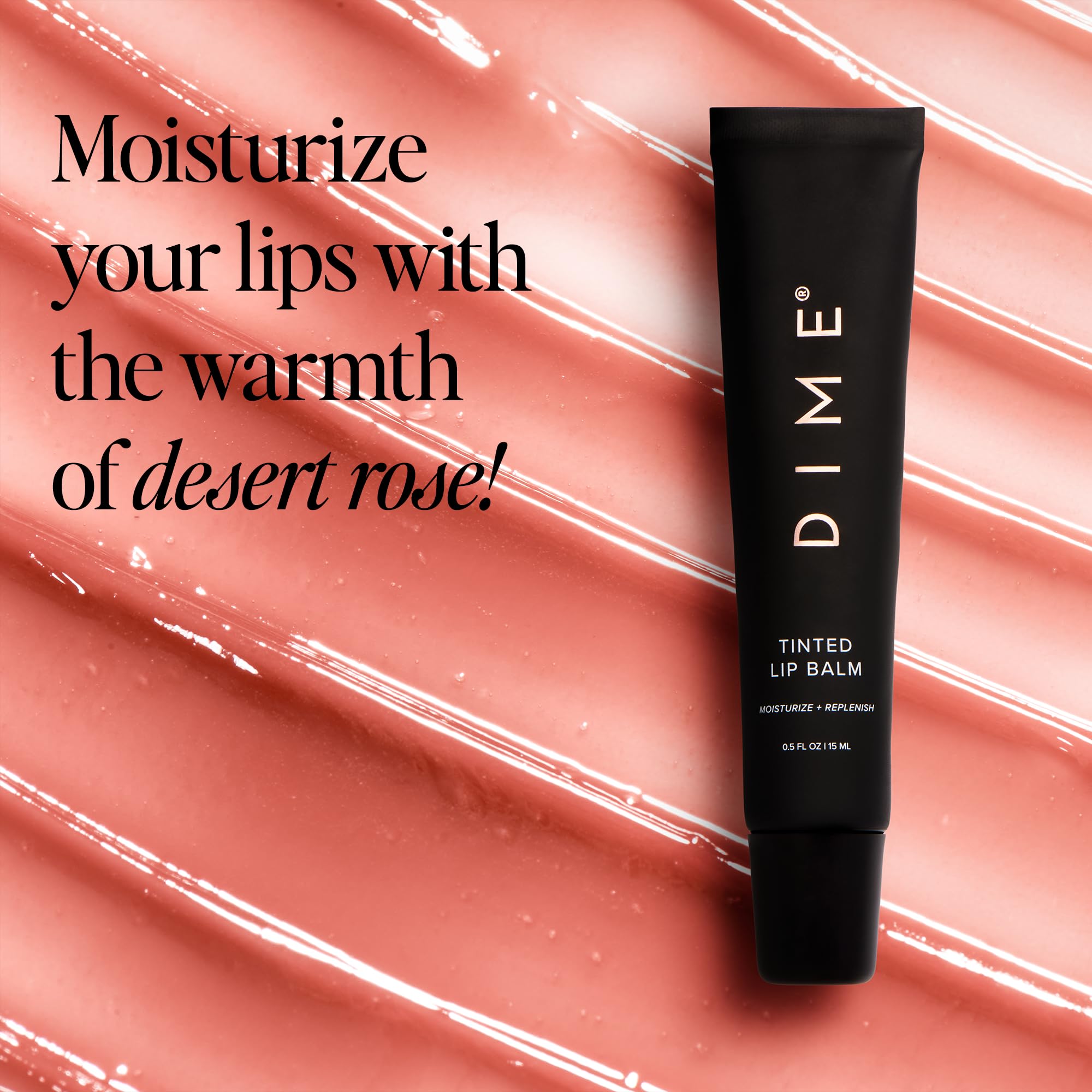 DIME Beauty Fresh Air Lip Balm - Glossy Hydrating Lip Treatment with Shea Butter, Anti-Aging Lip Care, Lip Moisturizer, Vegan, Cruelty-Free, 0.5 oz / 15 ml Halalzen
