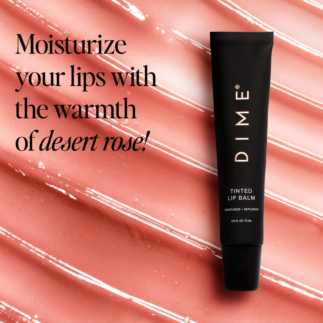 DIME Beauty Fresh Air Lip Balm - Glossy Hydrating Lip Treatment with Shea Butter, Anti-Aging Lip Care, Lip Moisturizer, Vegan, Cruelty-Free, 0.5 oz / 15 ml Halalzen