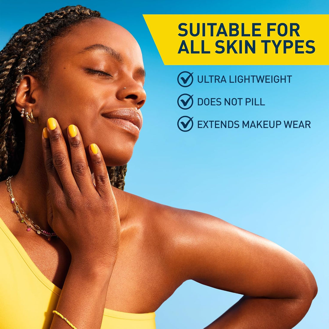 CeraVe Invisible Mineral Sunscreen SPF 50, Face Sunscreen for Sensitive Skin With Zinc Oxide & Titanium Dioxide, Vitamin E + Niacinamide + Ceramides, Oil Free, Travel Size 1.62 oz Halalzen