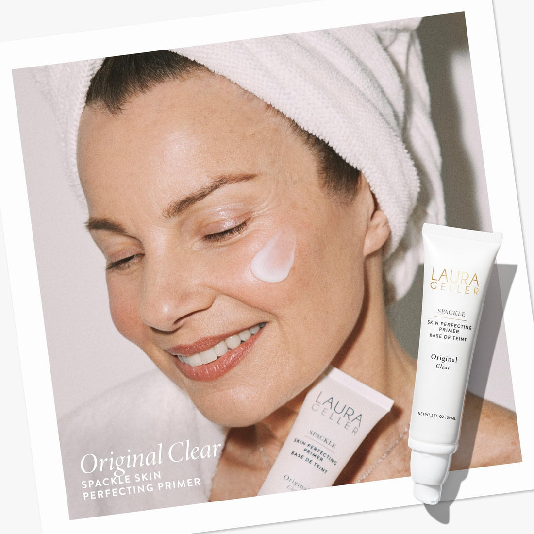 LAURA GELLER NEW YORK Spackle Primer - Hydrate - Super-Size 2 Fl Oz - Hyaluronic Acid Makeup Primer for Mature Skin Halalzen