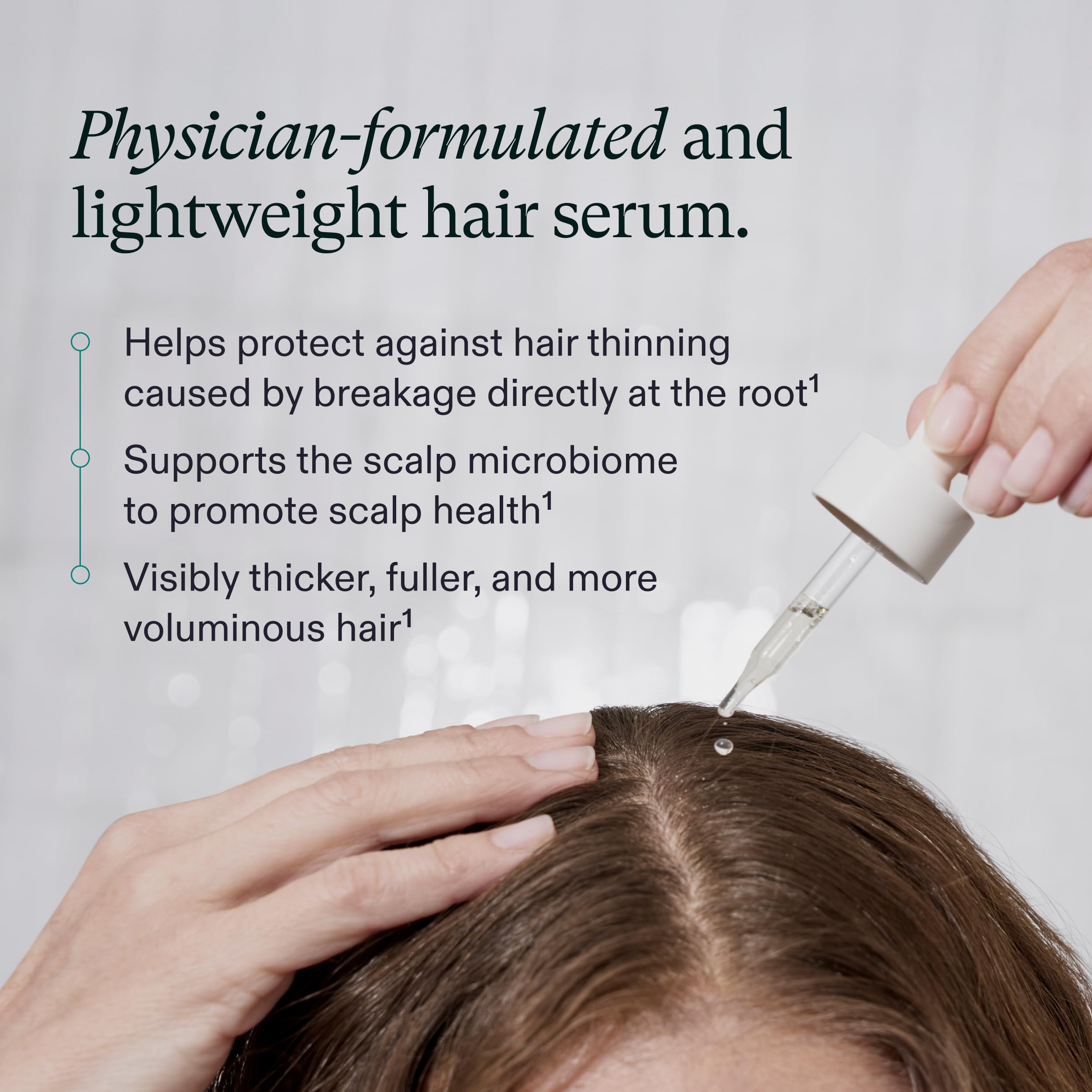 Nutrafol Women's Hair Serum, Supports Visibly Thicker and Stronger Hair, Vegan, Lightweight and Fast-Absorbing Halalzen