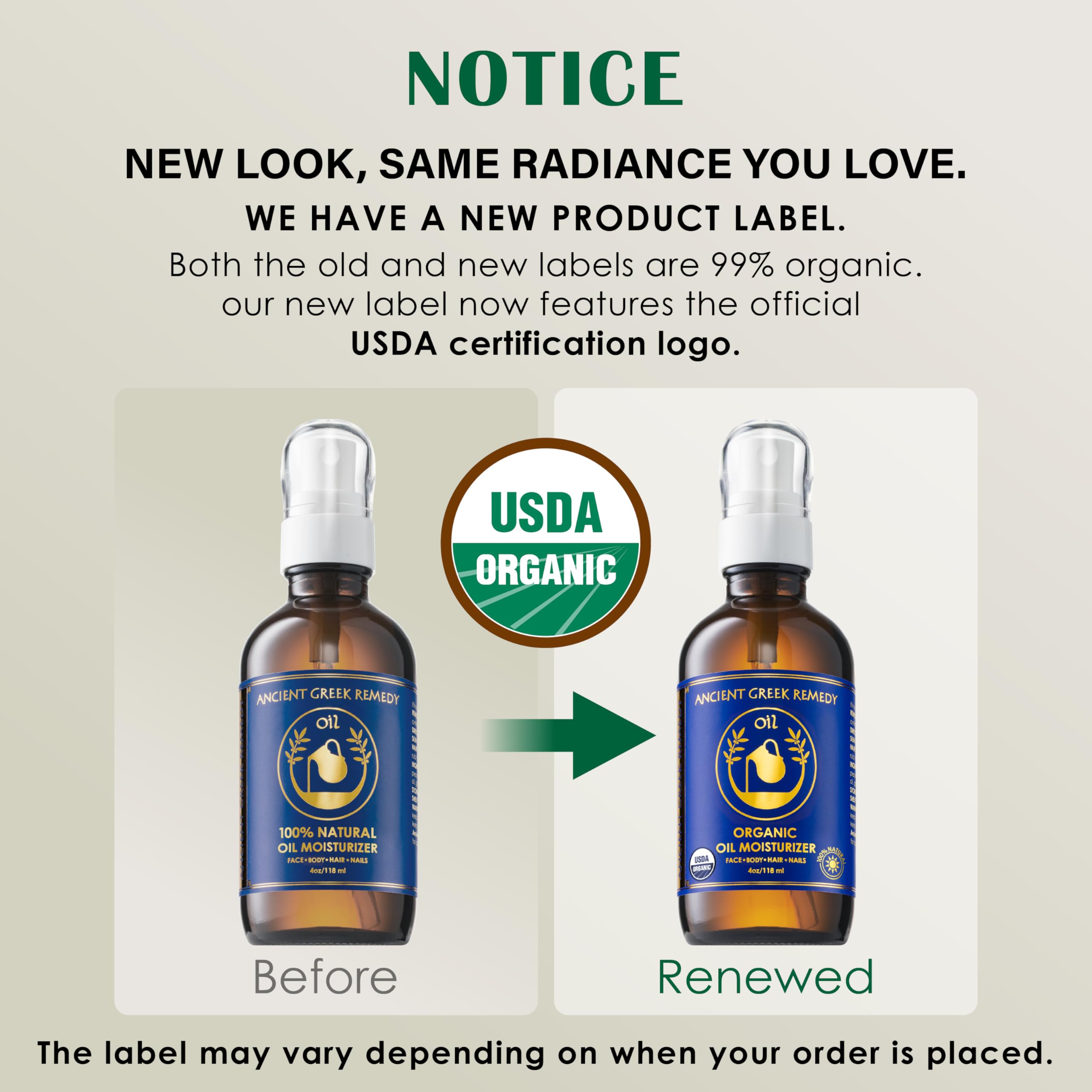 Ancient Greek Remedy Body Oil - Organic After Shower Face Oil & Body Moisturizer for Dry Skin - Almond, Jojoba, Olive, Lavender, Vitamin E Oils - Natural Clean Facial Skincare for Women & Men 4 oz