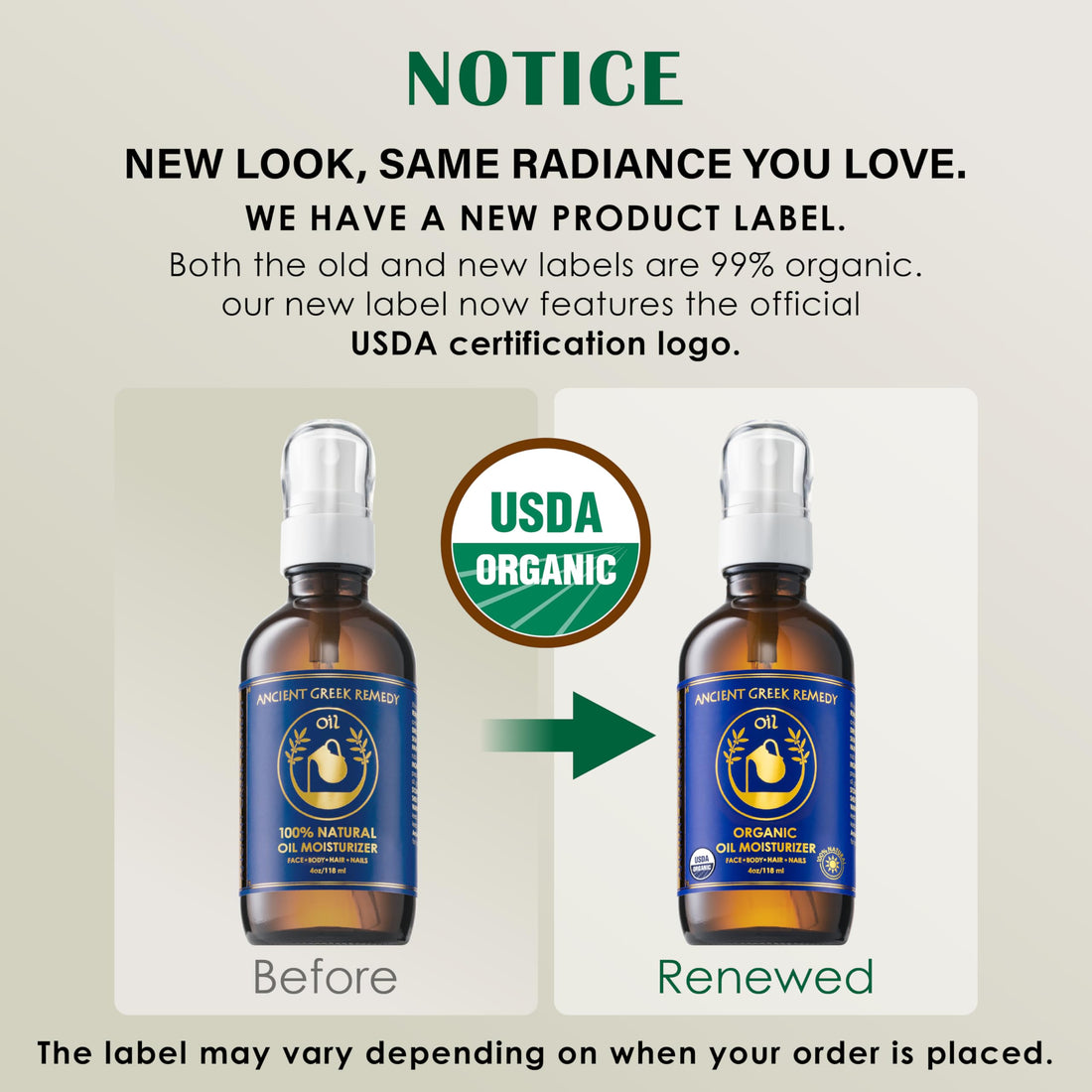 Ancient Greek Remedy Body Oil - Organic After Shower Face Oil & Body Moisturizer for Dry Skin - Almond, Jojoba, Olive, Lavender, Vitamin E Oils - Natural Clean Facial Skincare for Women & Men 4 oz