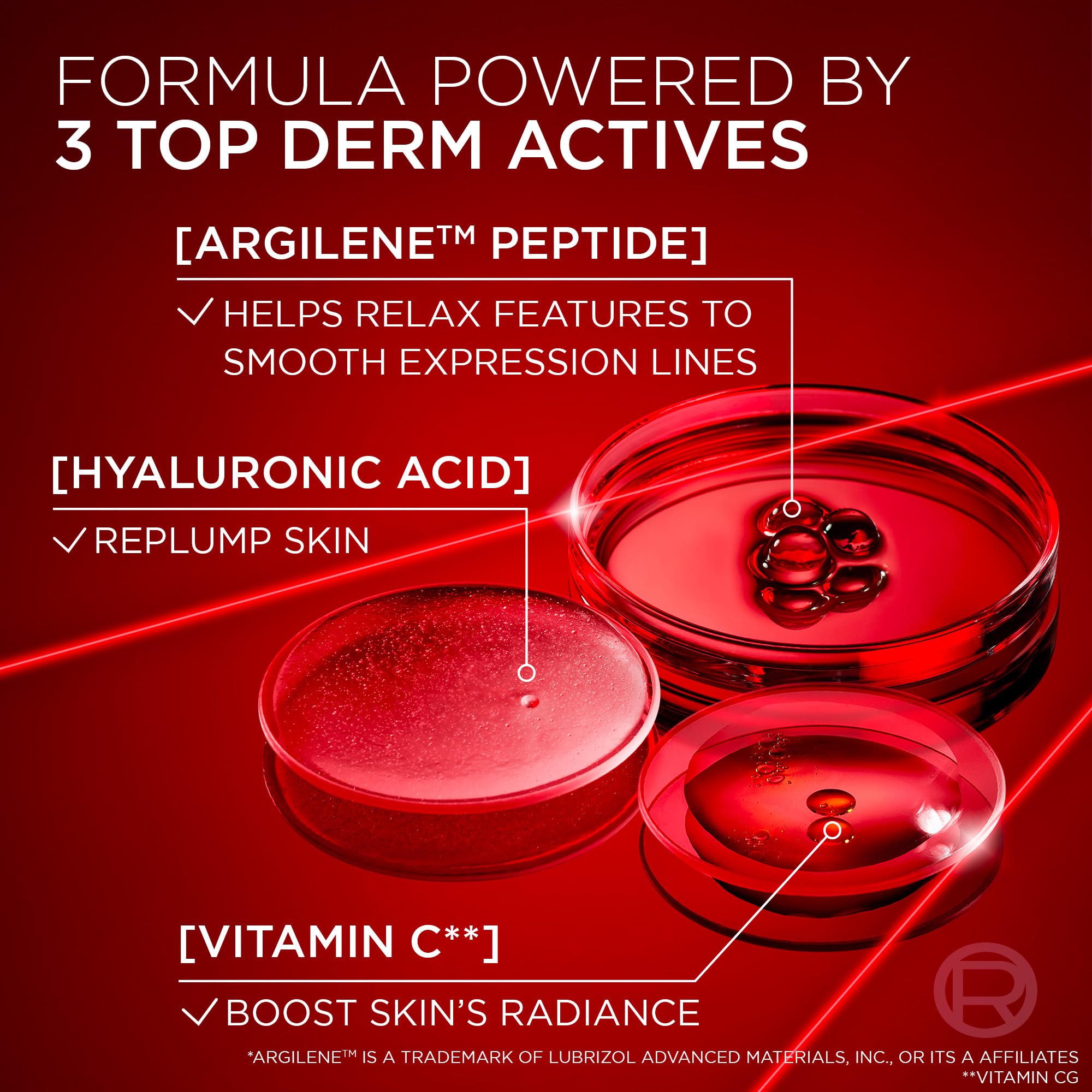 L'Oréal Paris Revitalift Laser Tri-Peptides Age-Correcting Serum, Clinically Proven, Firms, Plumps and Evens the Skin, Formulated with Peptides, Hyaluronic Acid, and Vitamin C, 30ml Halalzen