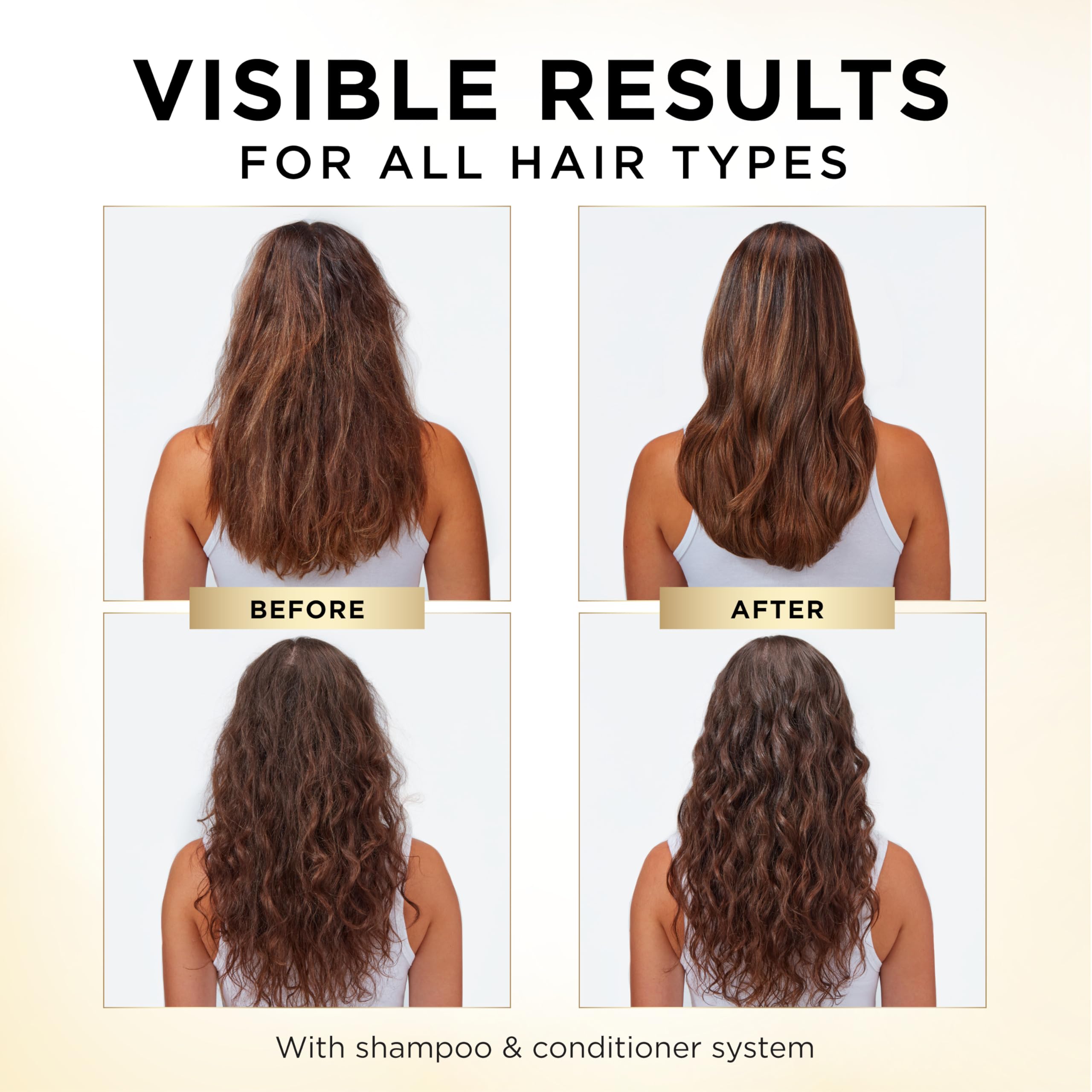 Pantene Shampoo & Conditioner Set, Daily Moisture Renewal - Pro-V Nutrients for Dry, Color-Treated, Straight to Curly Hair, 72-Hour Hydration & Softness, 52.8 Oz Total + Miracle Rescue Shot (0.5 Oz) Halalzen