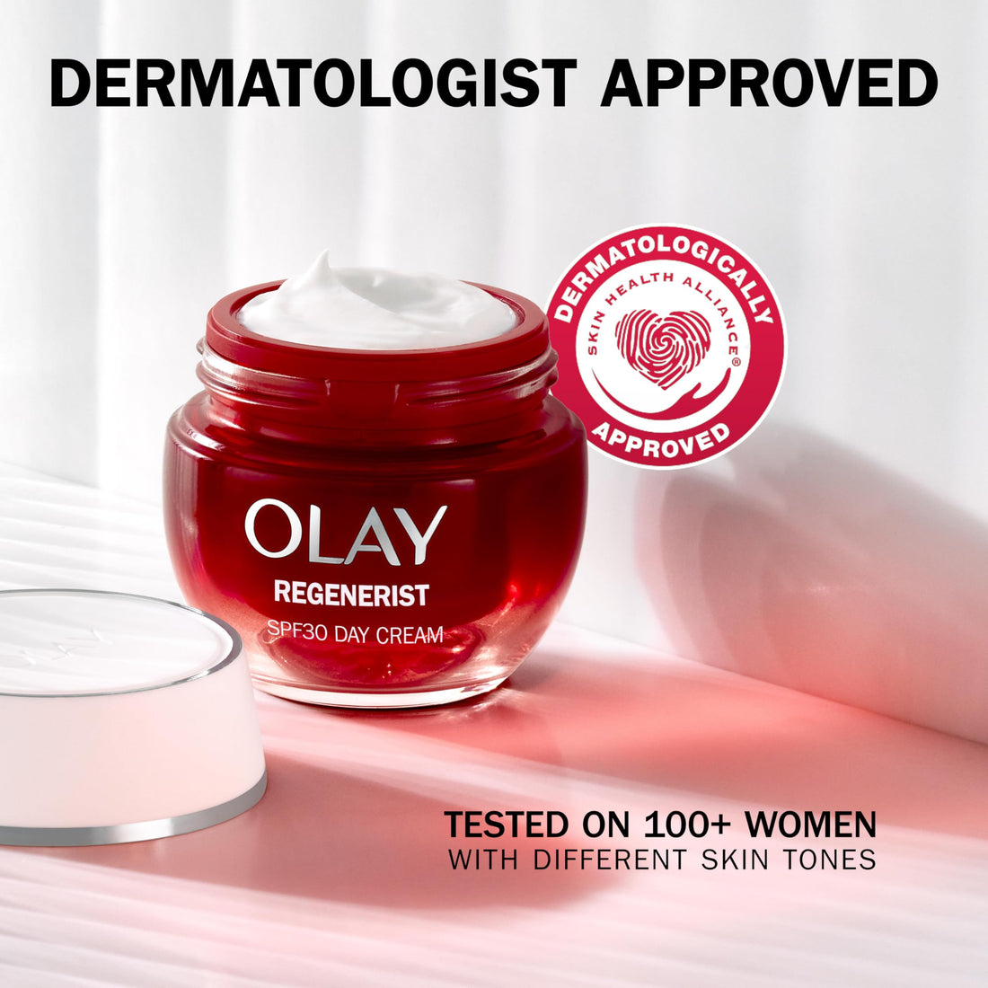 Olay Regenerist Night Cream - Anti-Wrinkle Face Cream and Skincare Face Moisturiser with Niacinamide and Peptides, Active Firming Formula that Firms, Restores, and Hydrates, Fragrance-Free, 50ml