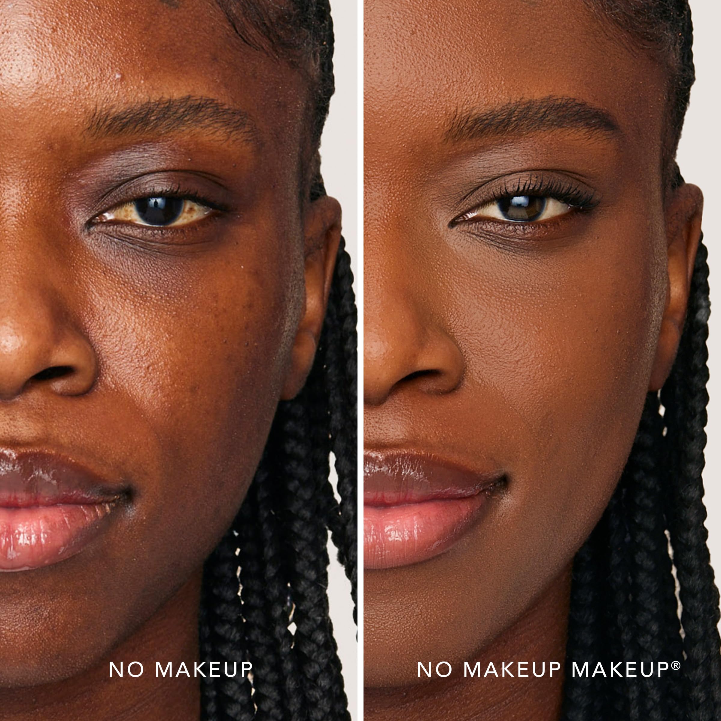 No Makeup Makeup Foundation, Weightless Cream-Balm Formula Conceals, Corrects and Camouflages with Skin-Tone Adaptive Flexshade Technology, Buildable, Long-Lasting, Cruelty-Free, Vegan, Golden Tan