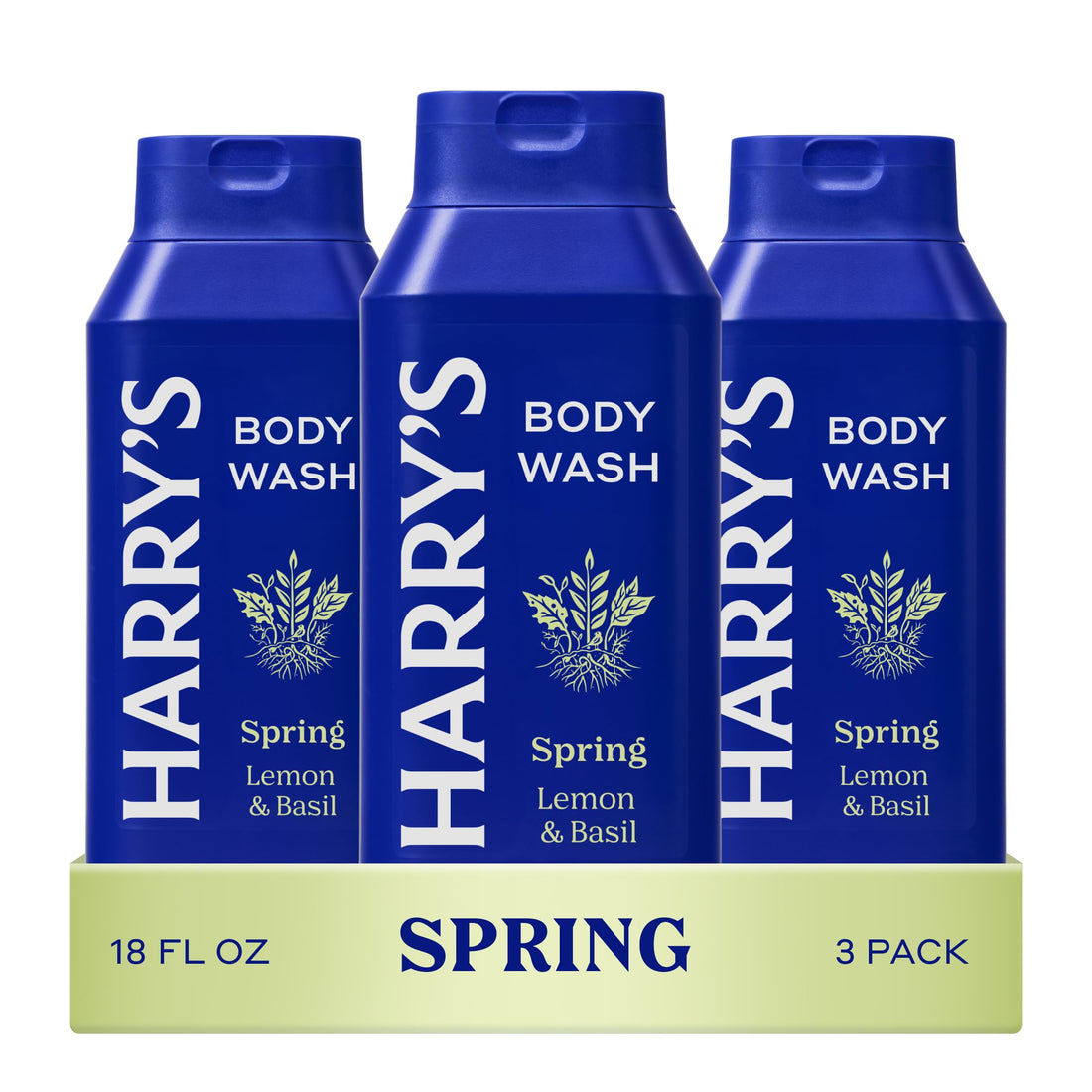 Harry's Men's Body Wash, Fig, 532ml, Pack of 3, Shower Gel for Men - No Parabens, Sulfates or Dyes