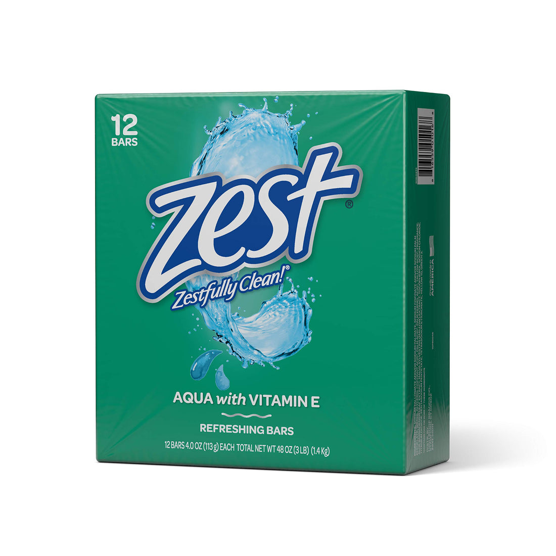 Zest Bar Soap - 8 Bars - Enriched With Cocoa Butter And Shea for Ultra Moisturizing Cleansing - Leaves Your Body Feeling Silky Smooth And Deeply Moisturized