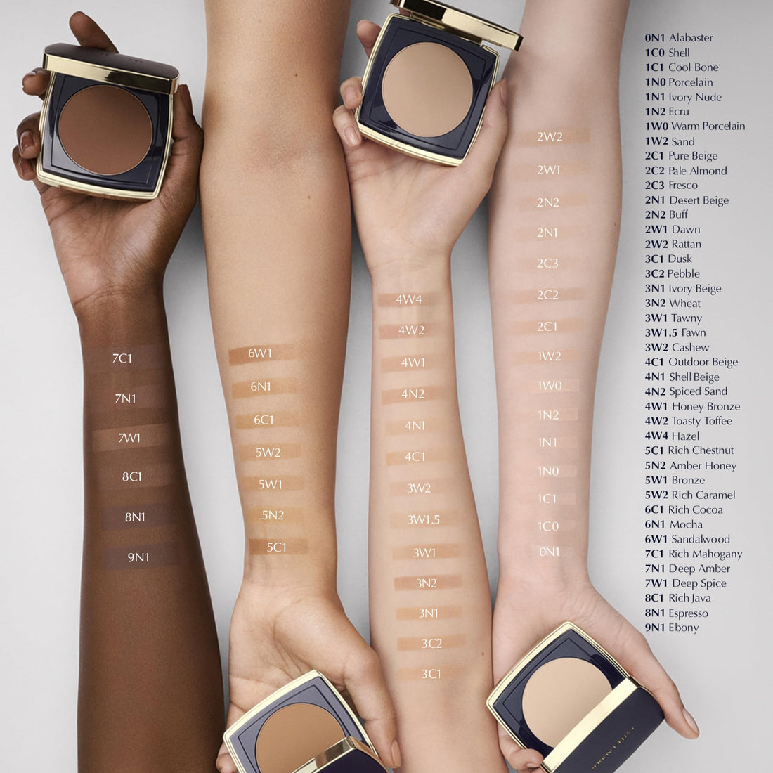 Estée Lauder Double Wear 12-Hour Stay-in-Place Matte Powder Foundation | Controls Oil & Shine,11g Halalzen