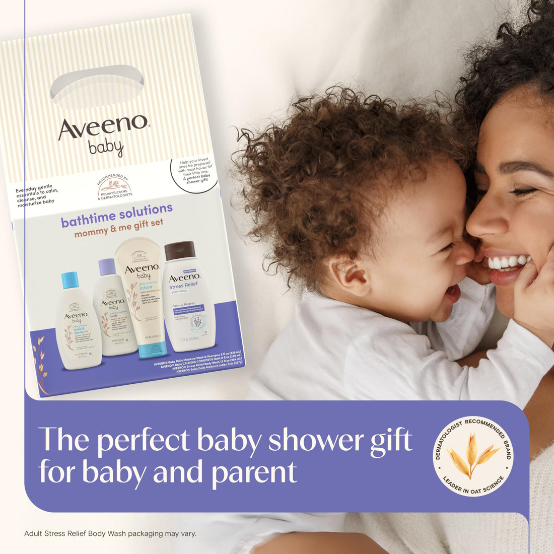 Aveeno Baby Welcome Little One Gift Set, Skincare Set with Nourishing Body Wash & Shampoo, Calming Bath Wash, All Over Wipes, Daily Moisturizing Lotion, & Balm, 5 Items Halalzen
