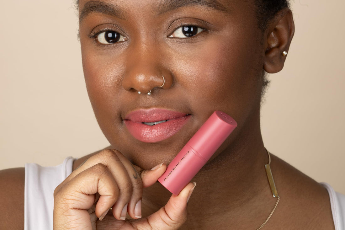 MUA Makeup Academy Creamy Matte Lipstick, Super Nude (Nude), Highly Pigmented - Vegan & Cruelty Free (Pack of 1) Halalzen