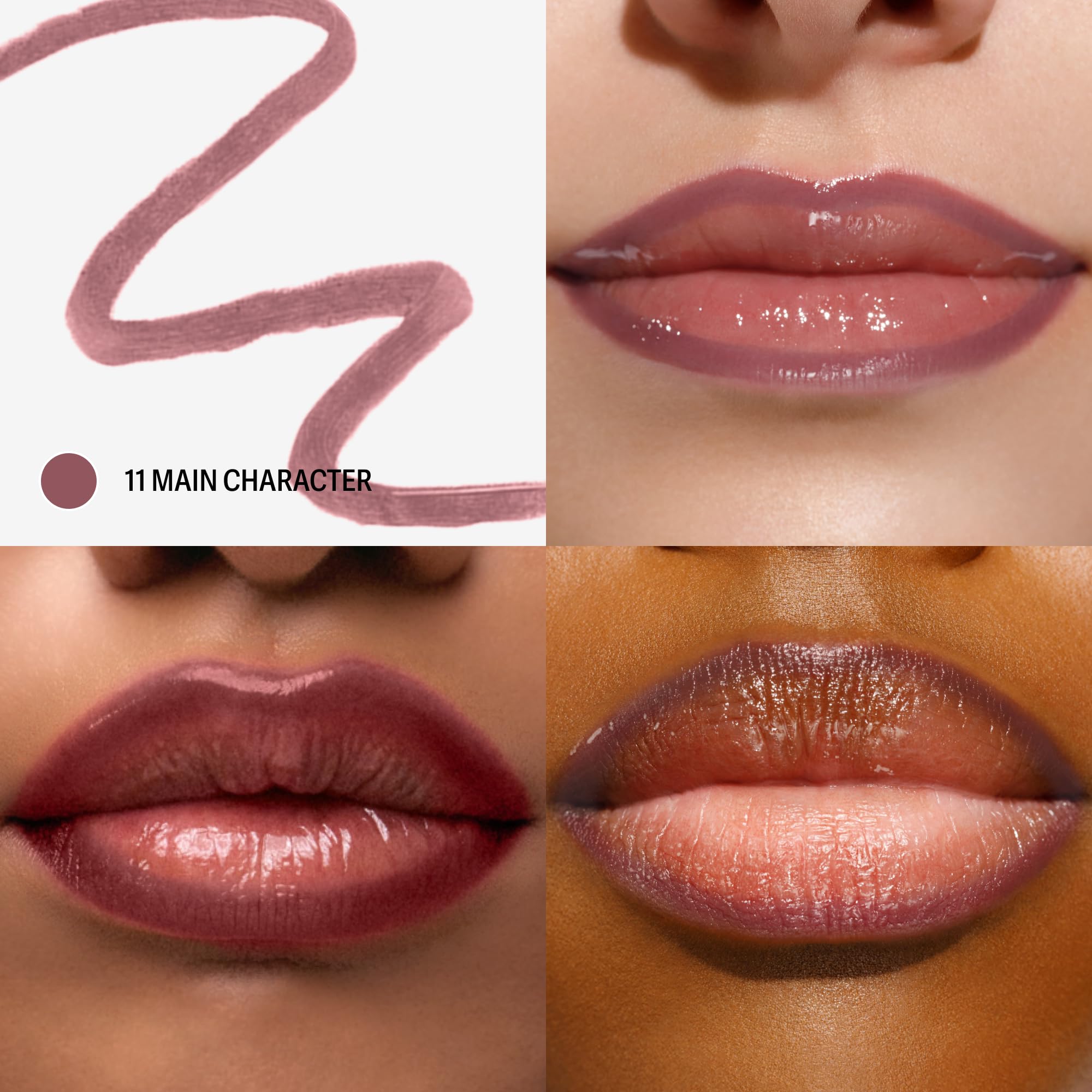 Sacheu Lip Liner STAY-N Peel Off Lip Stain - Long Lasting Waterproof Lip Tint with Hyaluronic Acid & Vitamin E – Transfer Proof Matte Finish, Vegan & Cruelty-Free (Deep Bundle) Halalzen