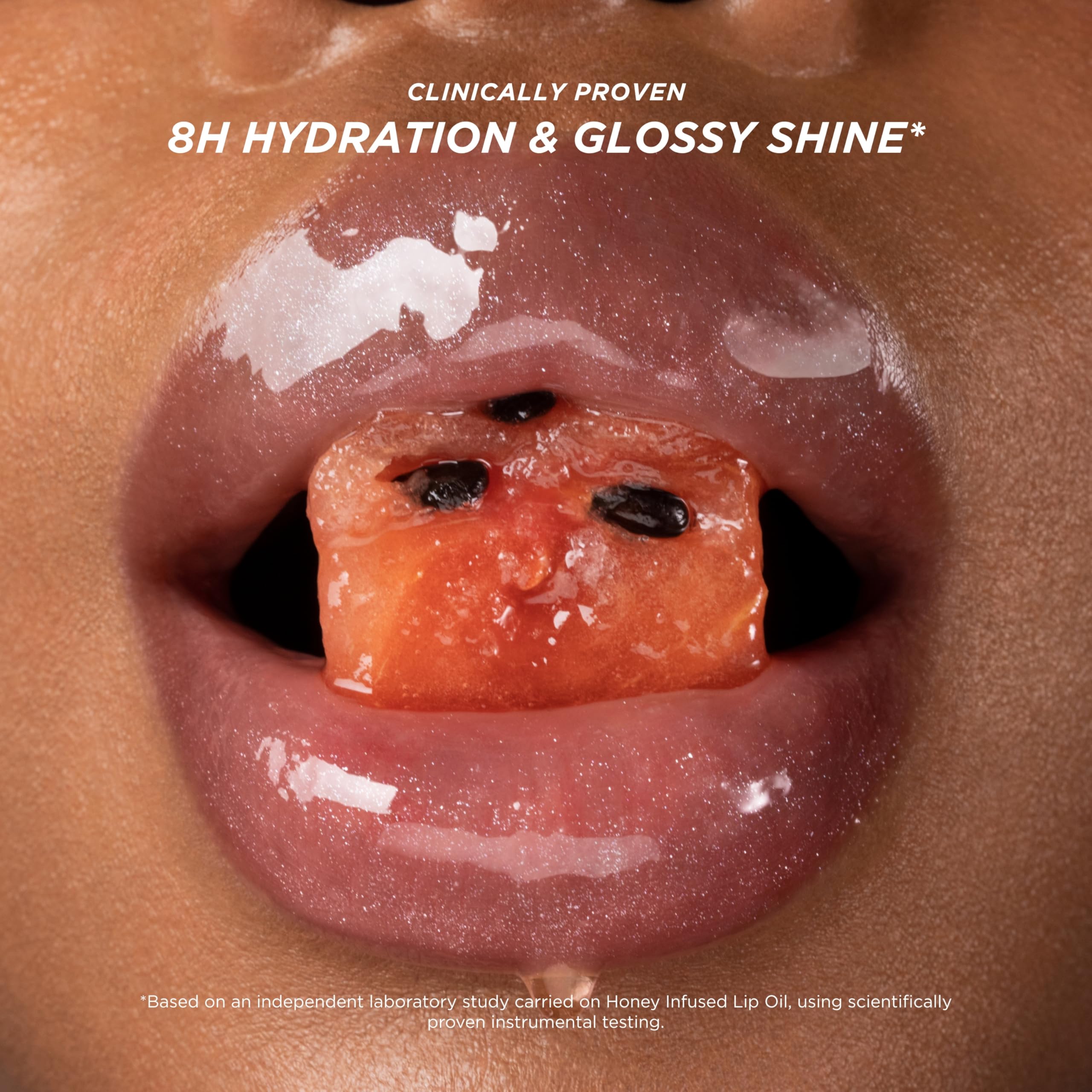 Gisou Honey Infused Lip Oil – Hydrating & Glossy Lip Oil with Jojoba Seed Oil, Non-Sticky Shine, Fresh Honey, 0.27 Fl Oz Halalzen
