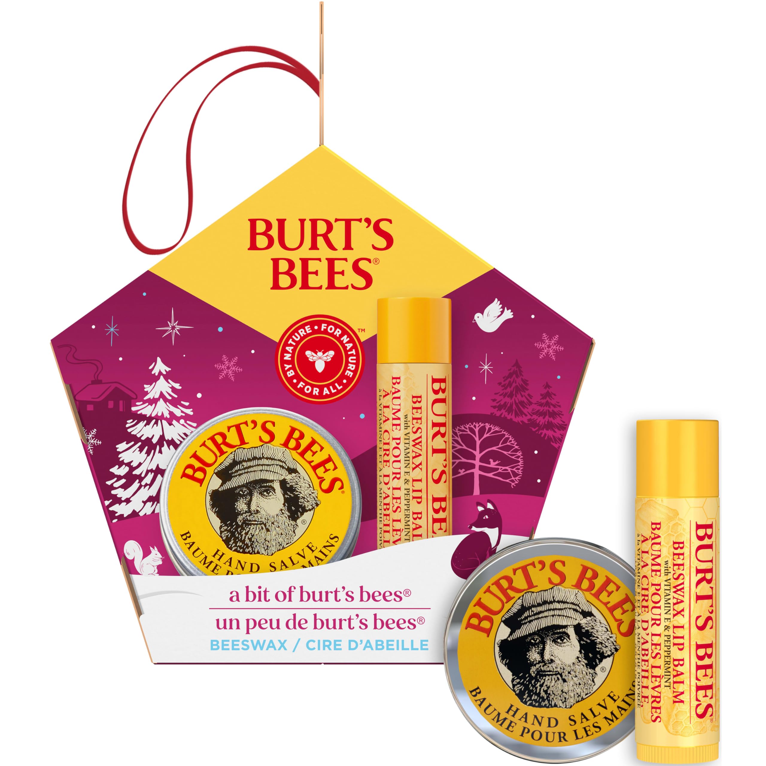 Burt's Bees Lip Balm Pomegranate, Moisturising Lip Balm With Beeswax & Vitamin E, 100% Natural Origin, 4.25g Halalzen