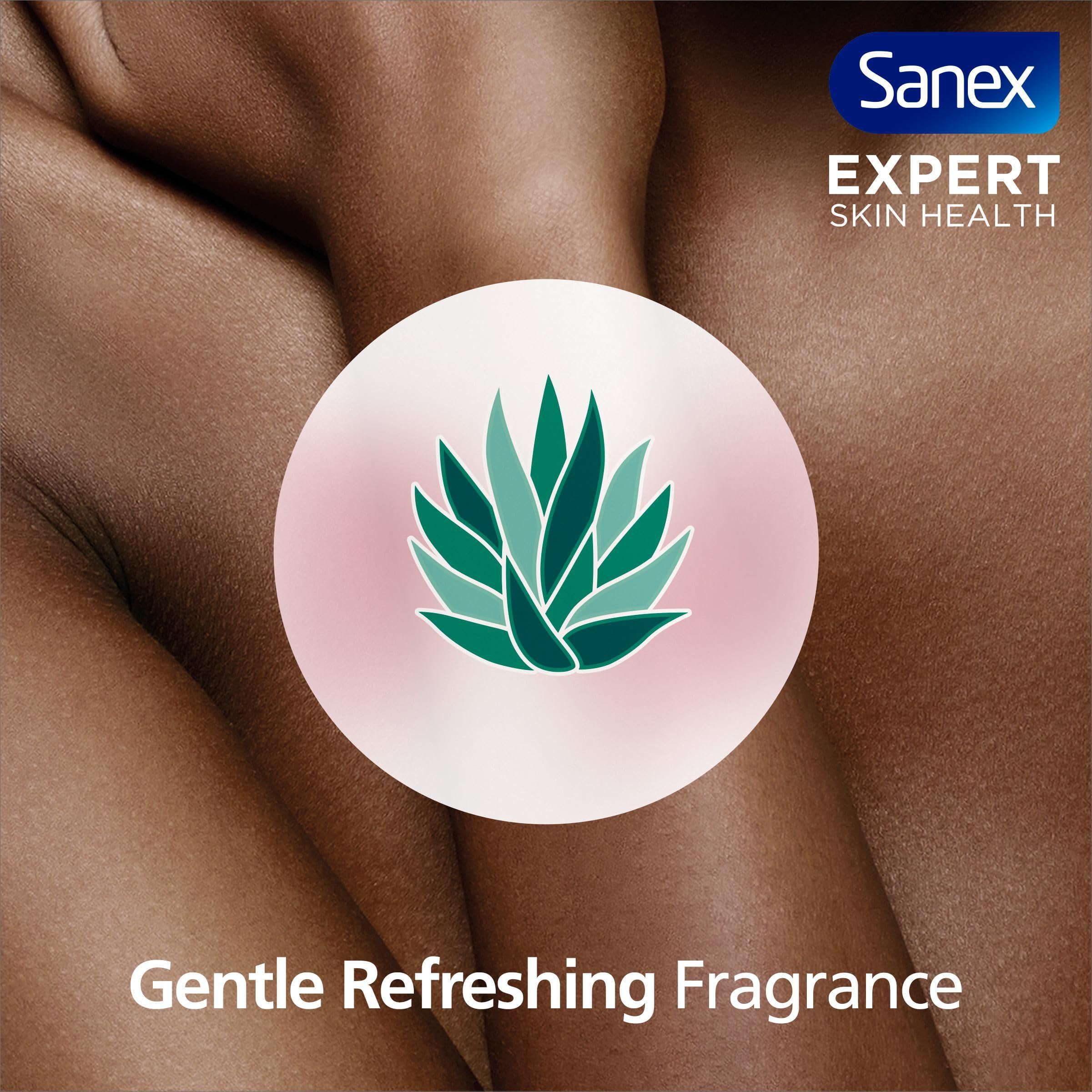 Sanex Body Wash - Expert Skin Health - Hypoallergenic Shower Gel - Dermatologist Tested Gentle For Very Sensitive Skin - Multipack - 6 Pack - 450ml Bottles