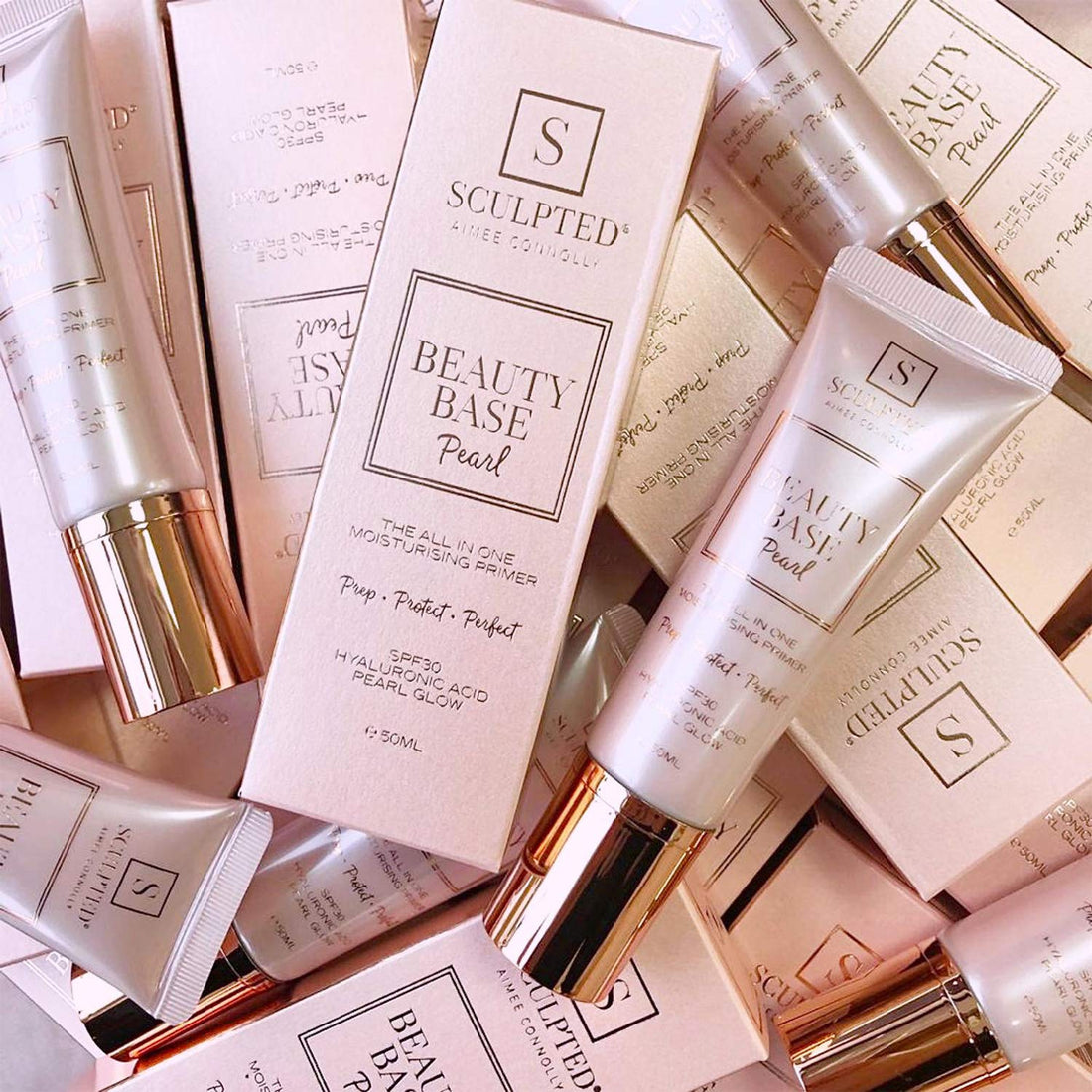 Beauty Base Protect SPF 50 Primer from Sculpted by Aimee (Protect) – 50ml All in One Moisturising Primer that Protects from UVA and UVB, Perfecting your Skin Halalzen