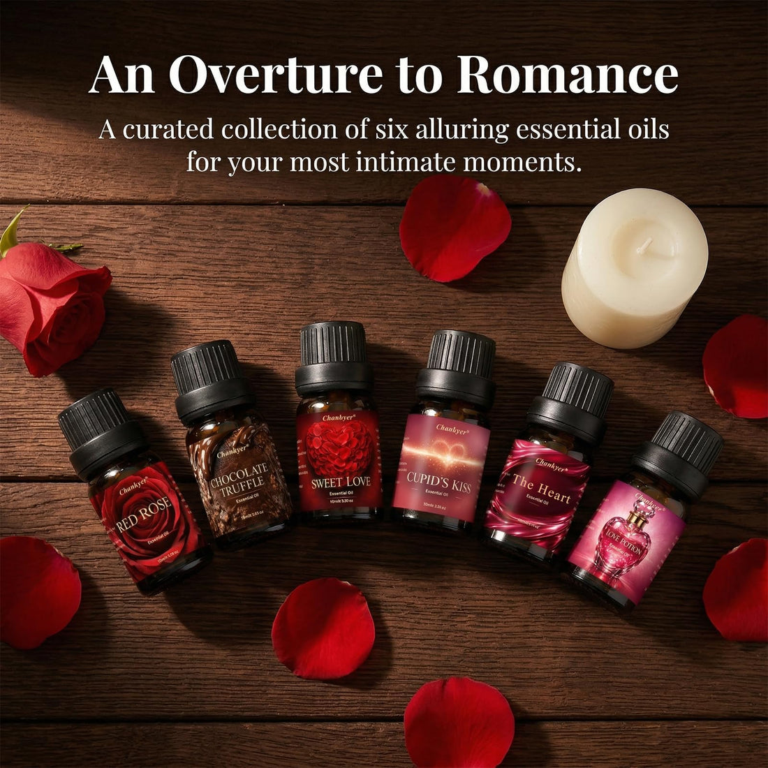 Hotel Collection Essential Oils for Diffusers for Home - 6 x 10 ml Luxury Scented Oil Set with Luxury Night,Jasmine Peppermint,White Tea,Citrus Happiness,My Way,Hotel Lobby,Gift for Women and Men