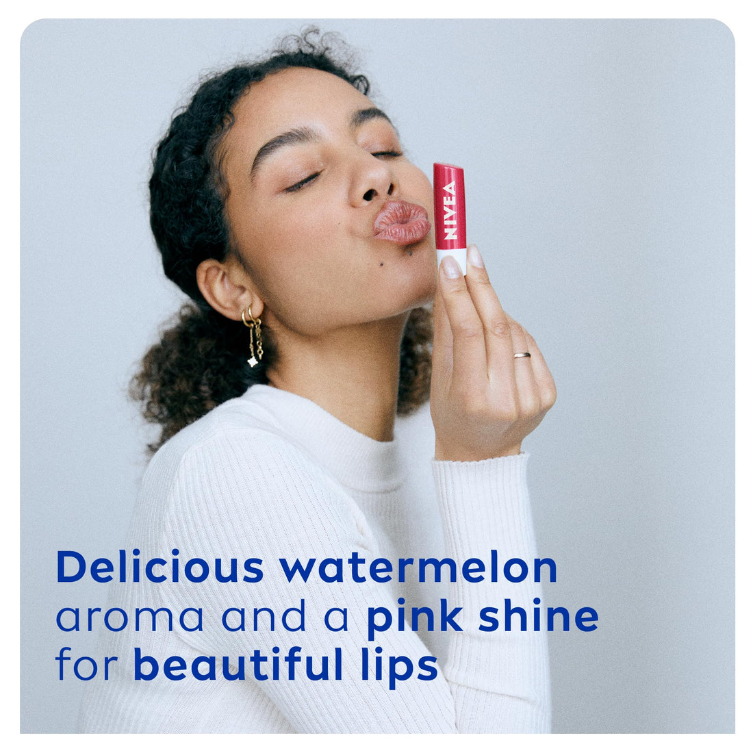 NIVEA Cherry Shine Lip Balm (4.8g), Flavoured Lip Balm with Shea Butter, Natural Oils and Vitamins, Provides 24h Moisture and a Soft Red Shine, Vegan Lip Care Formula Halalzen