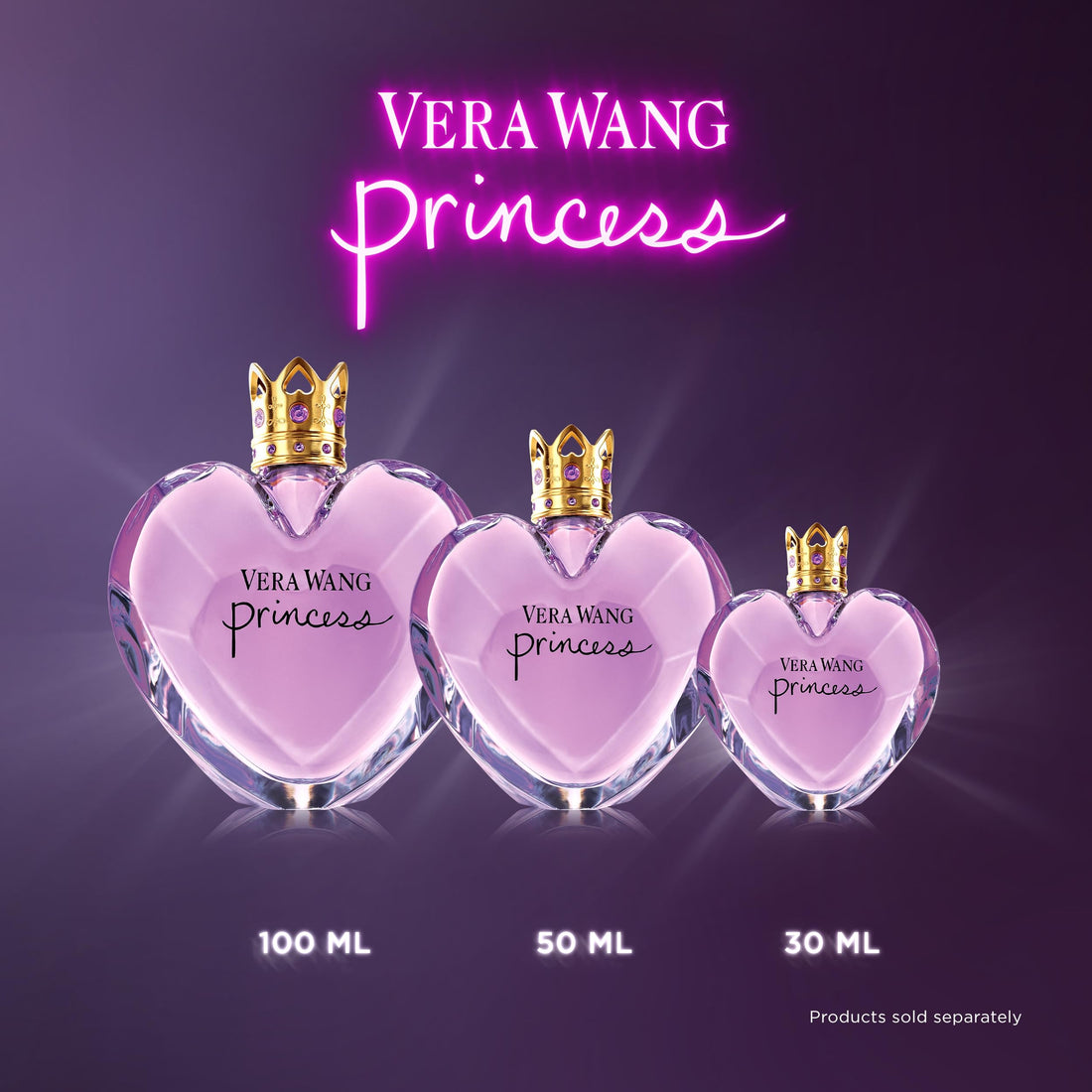 VERA WANG Princess - Eau de Toilette for Her - Fruity & Floral Fragrance with Notes of Lady Apple, Pink Guava and Vanilla - Medium Longevity - 100ml Halalzen