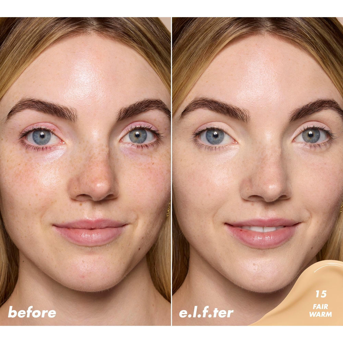e.l.f. Soft Glam Satin Concealer, Medium Coverage for Blemishes & Under-Eye, Crease-Resistant, Long-Lasting, Vegan & Cruelty-Free, 13 Fair Neutral Halalzen