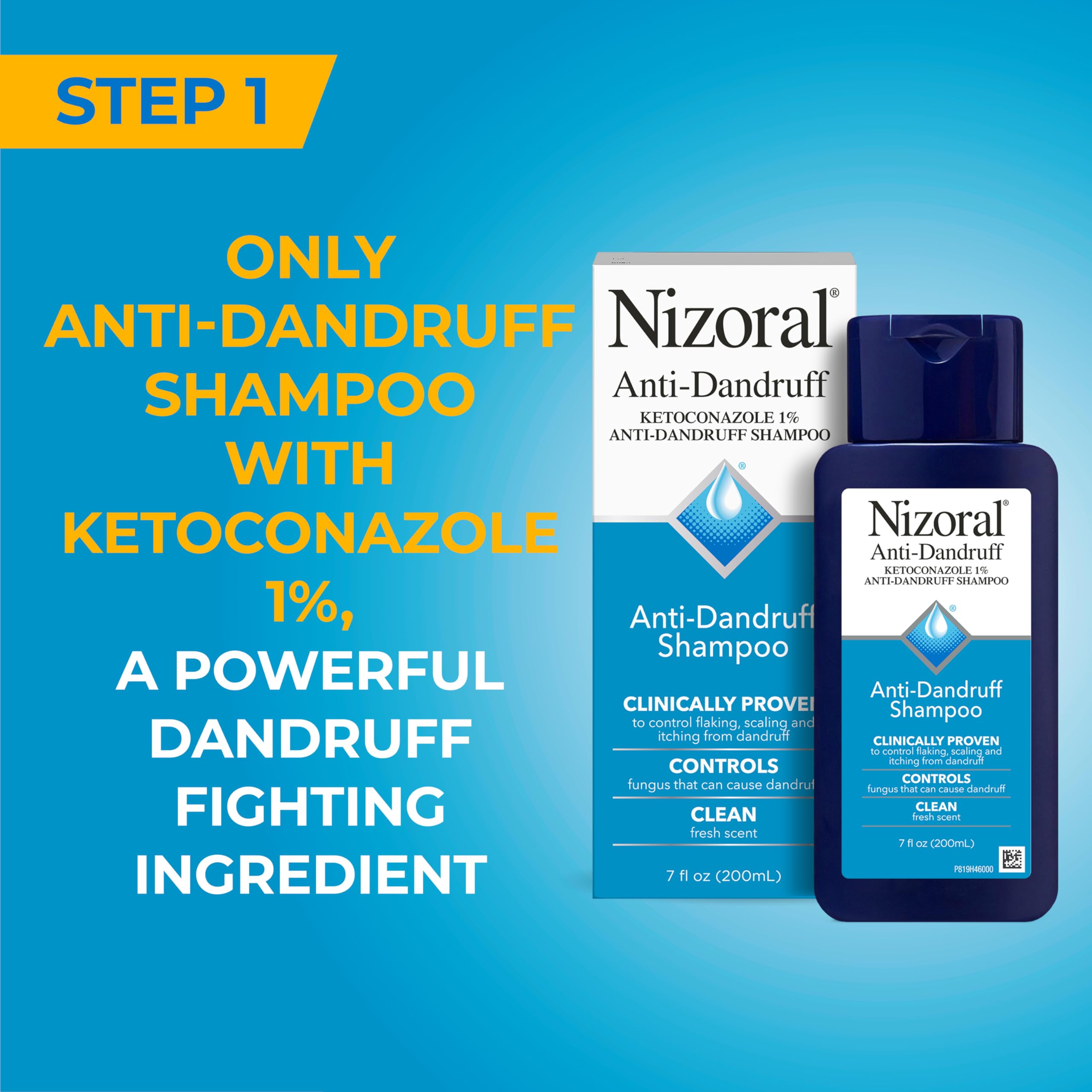 Nizoral Anti-Dandruff Shampoo, 14 Oz + Deep Moisturizing Conditioner, 9.4 Oz Bundle