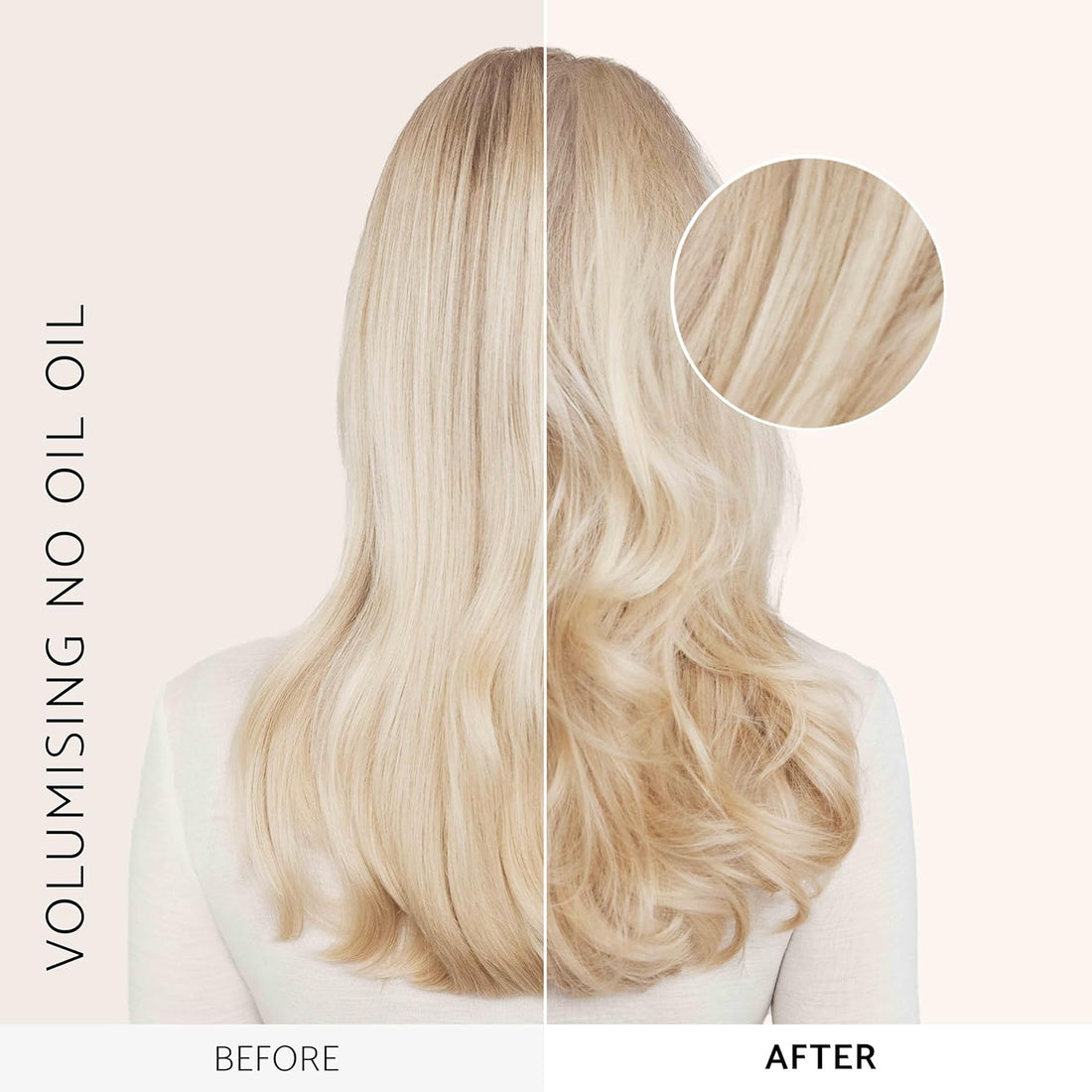 Percy & Reed Volumising No Oil Oil 60ml, Lightweight Hair Serum, Hair Thickening Serum for Fine Strands, Smooths Frizz, Adds Shine, Heat Protection, Sulphate & Paraben Free